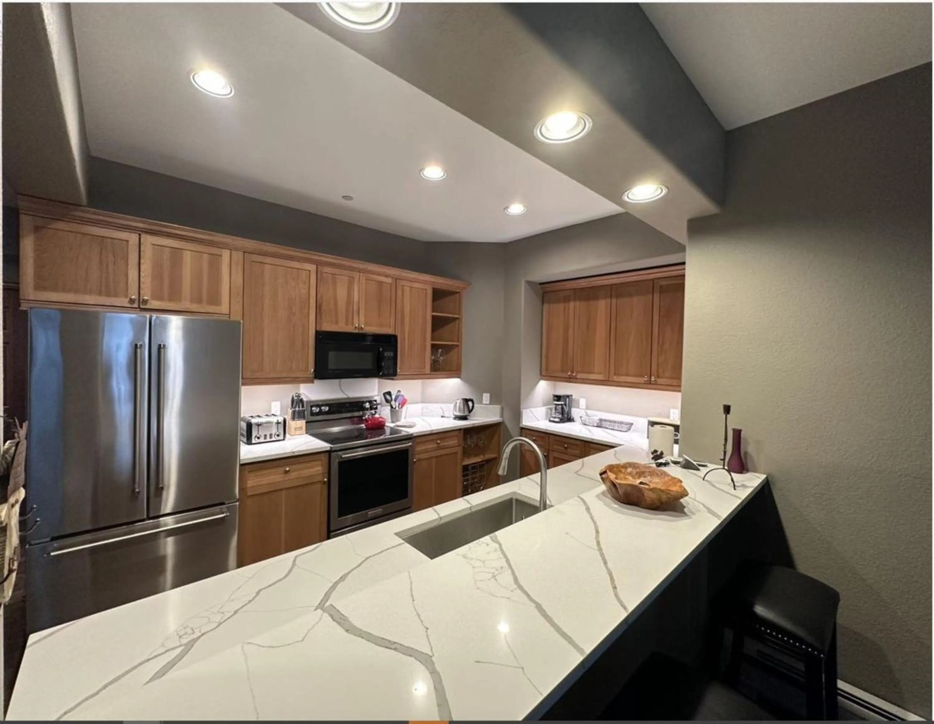 Kitchen or kitchenette in Lodge at Brookside