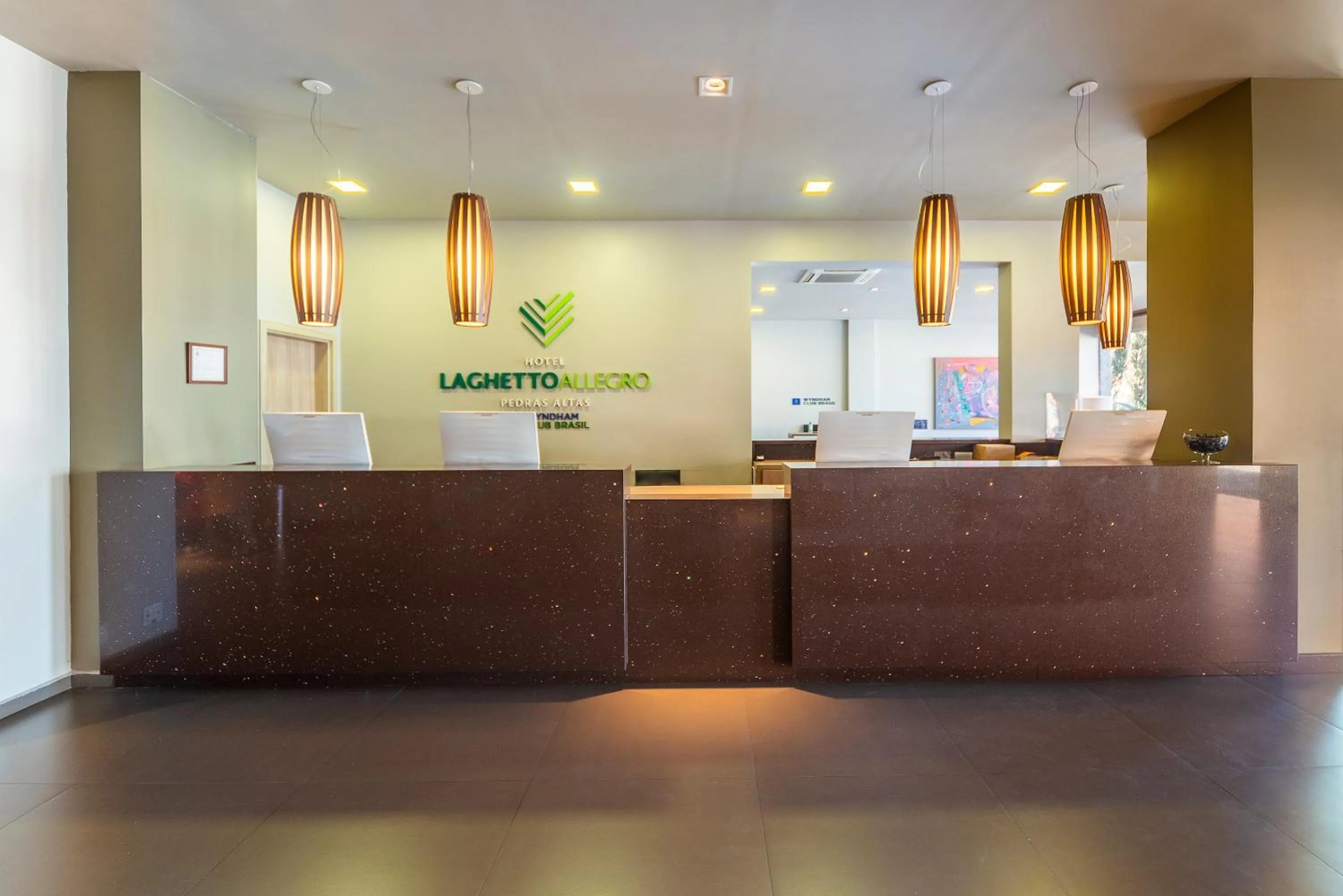 Lobby or reception in Hotel Laghetto Pedras Altas