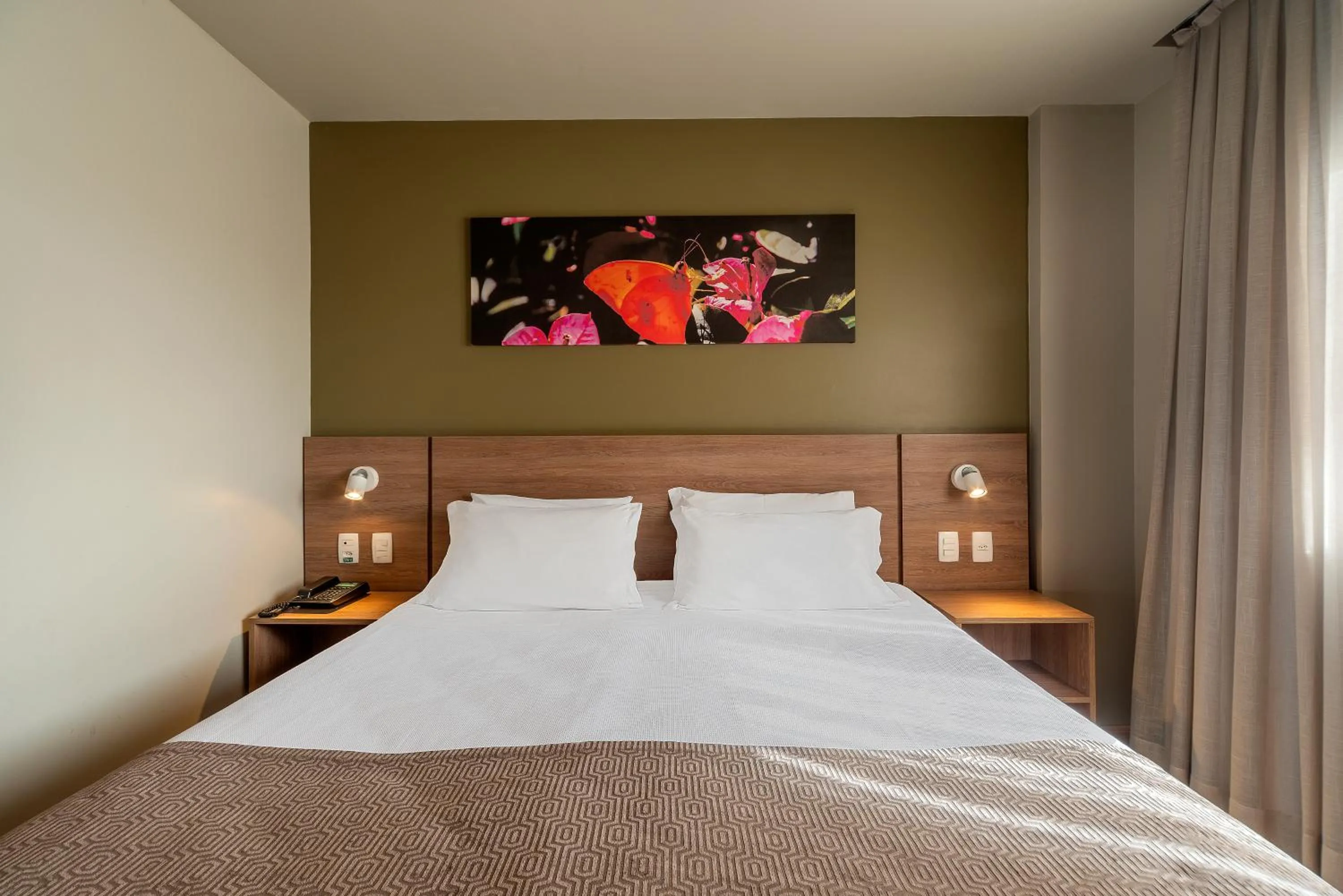 Bed in Hotel Laghetto Pedras Altas