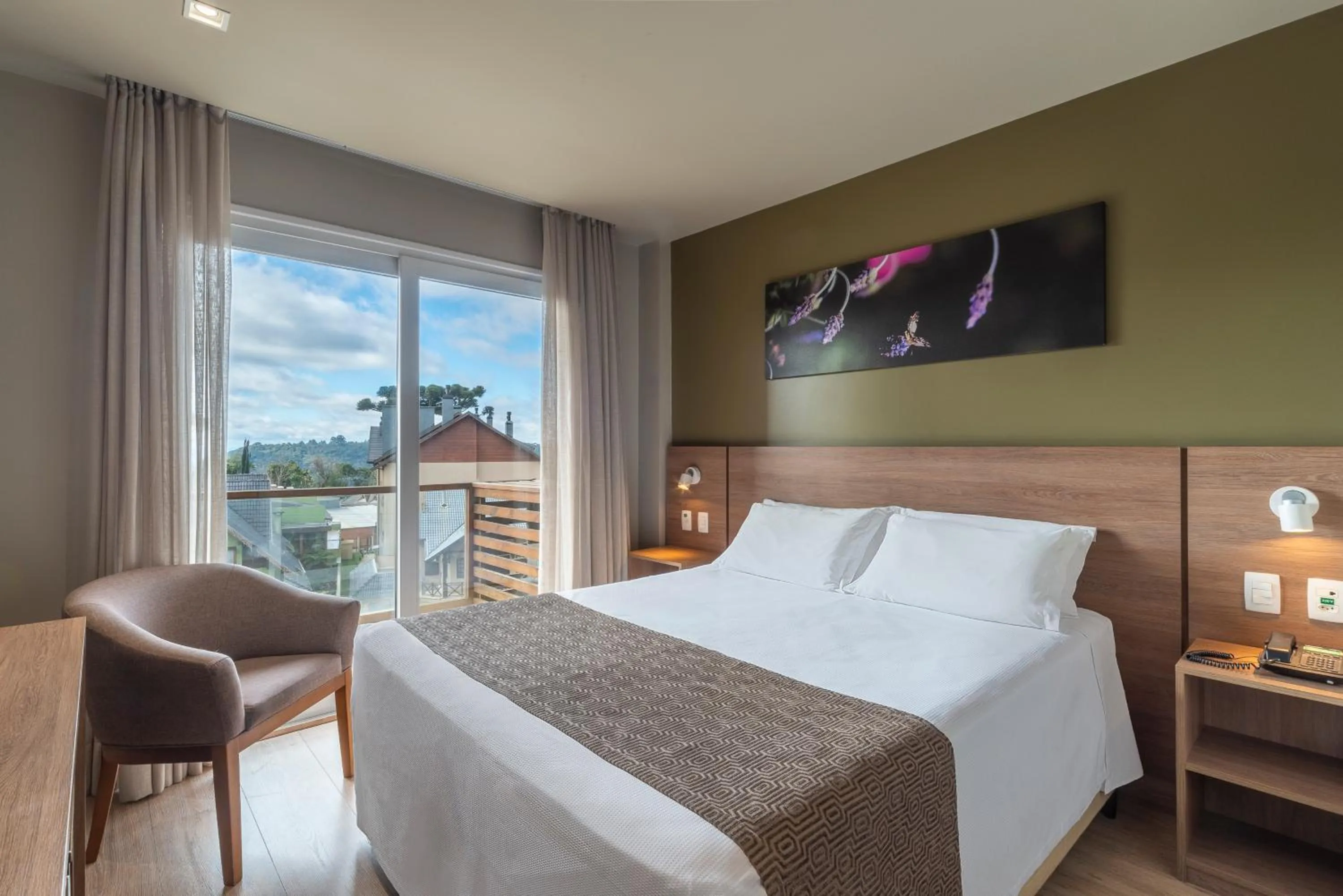 Bedroom, Bed in Hotel Laghetto Pedras Altas