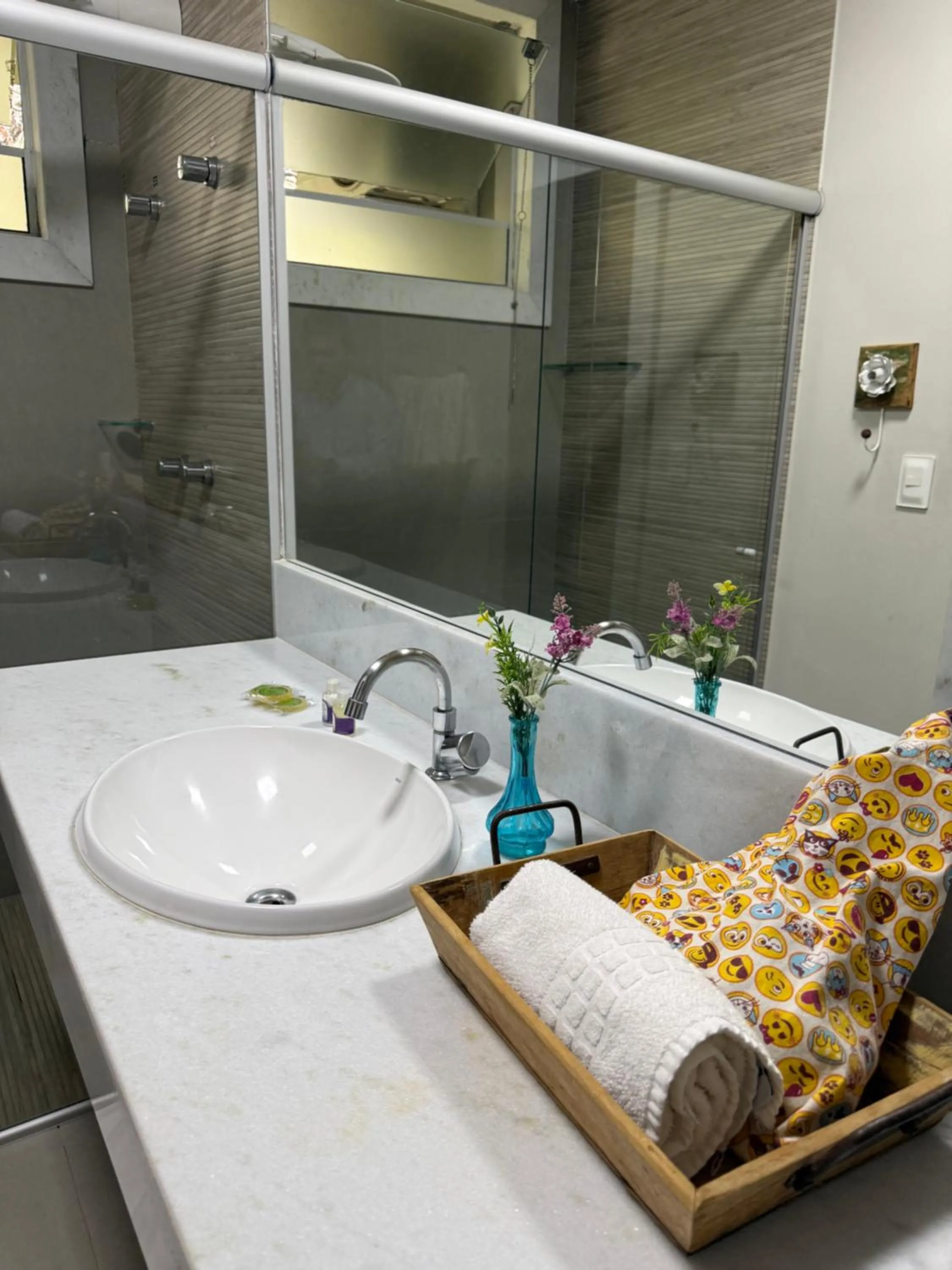 Shower in Pousada Recanto das Araras