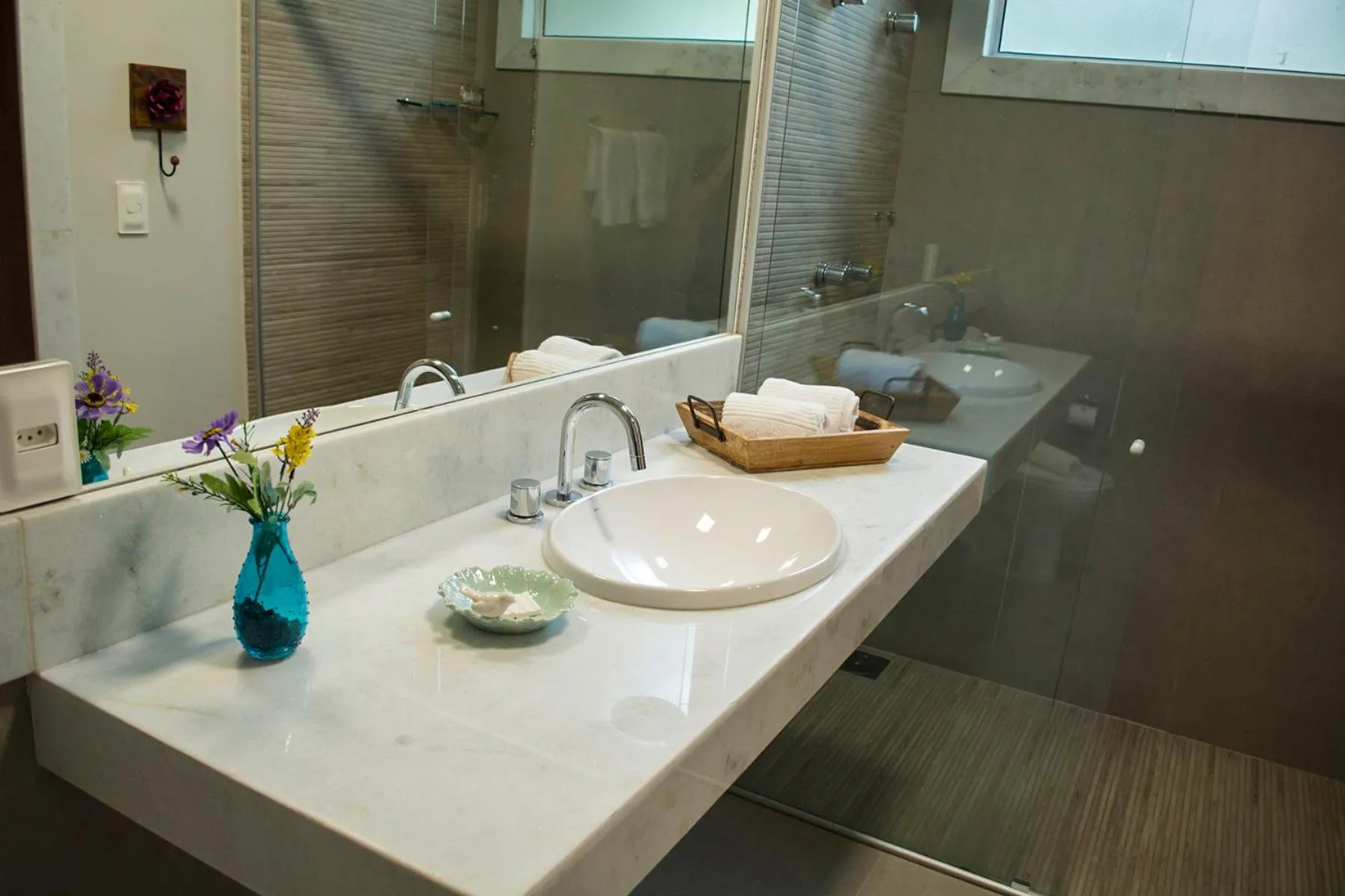 Bathroom in Pousada Recanto das Araras