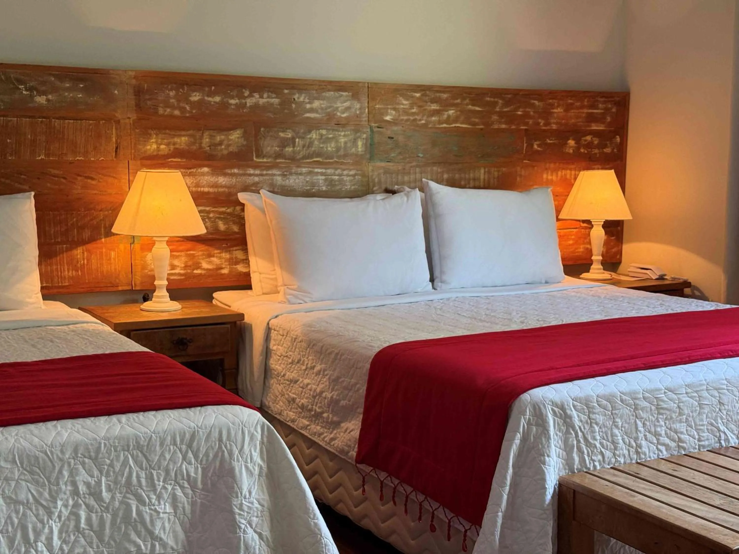 Bed in Pousada Recanto das Araras