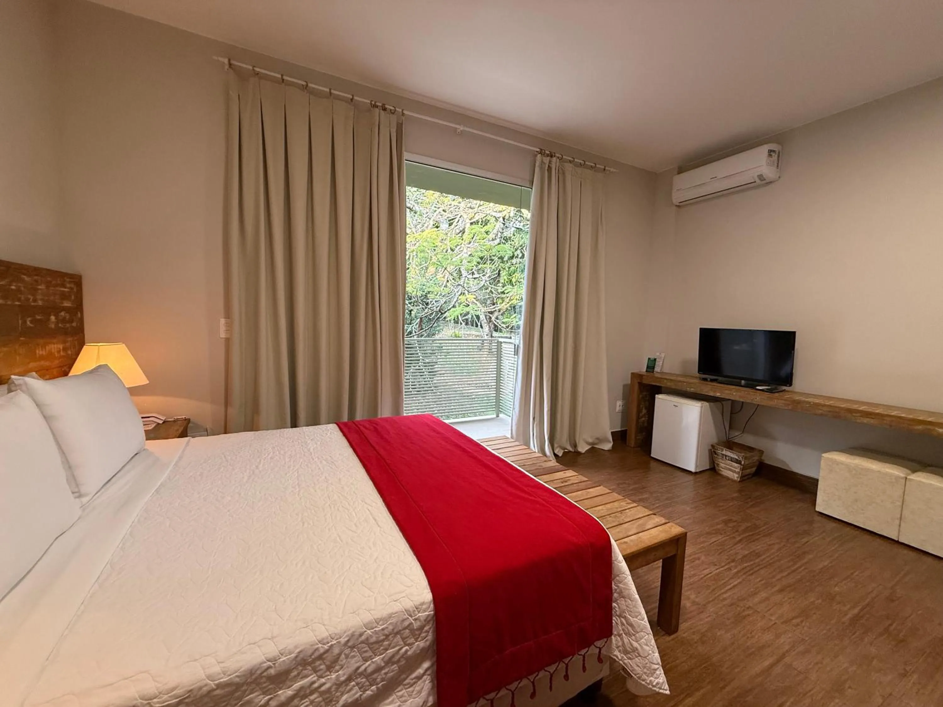 Bed in Pousada Recanto das Araras