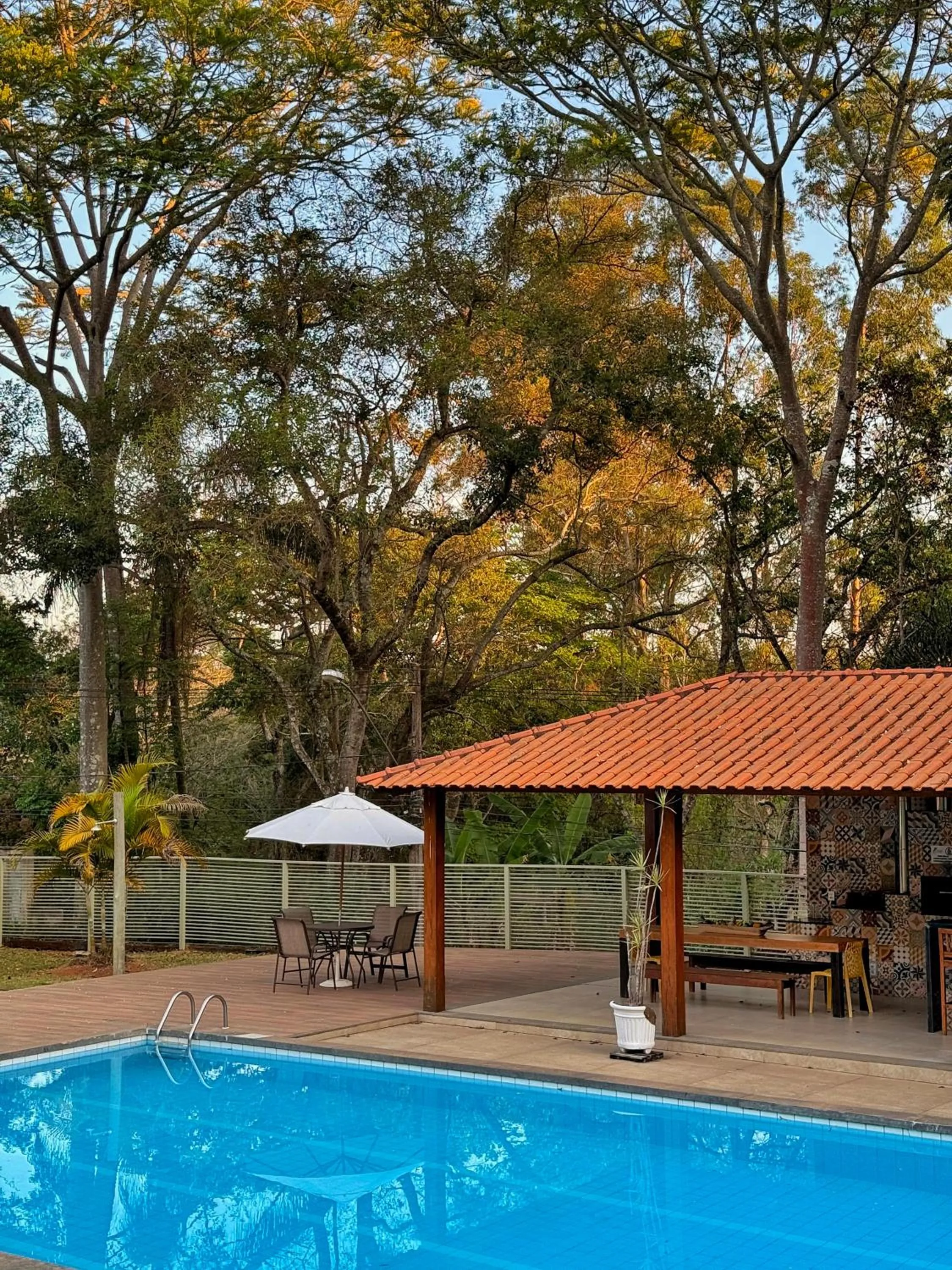 Garden view in Pousada Recanto das Araras