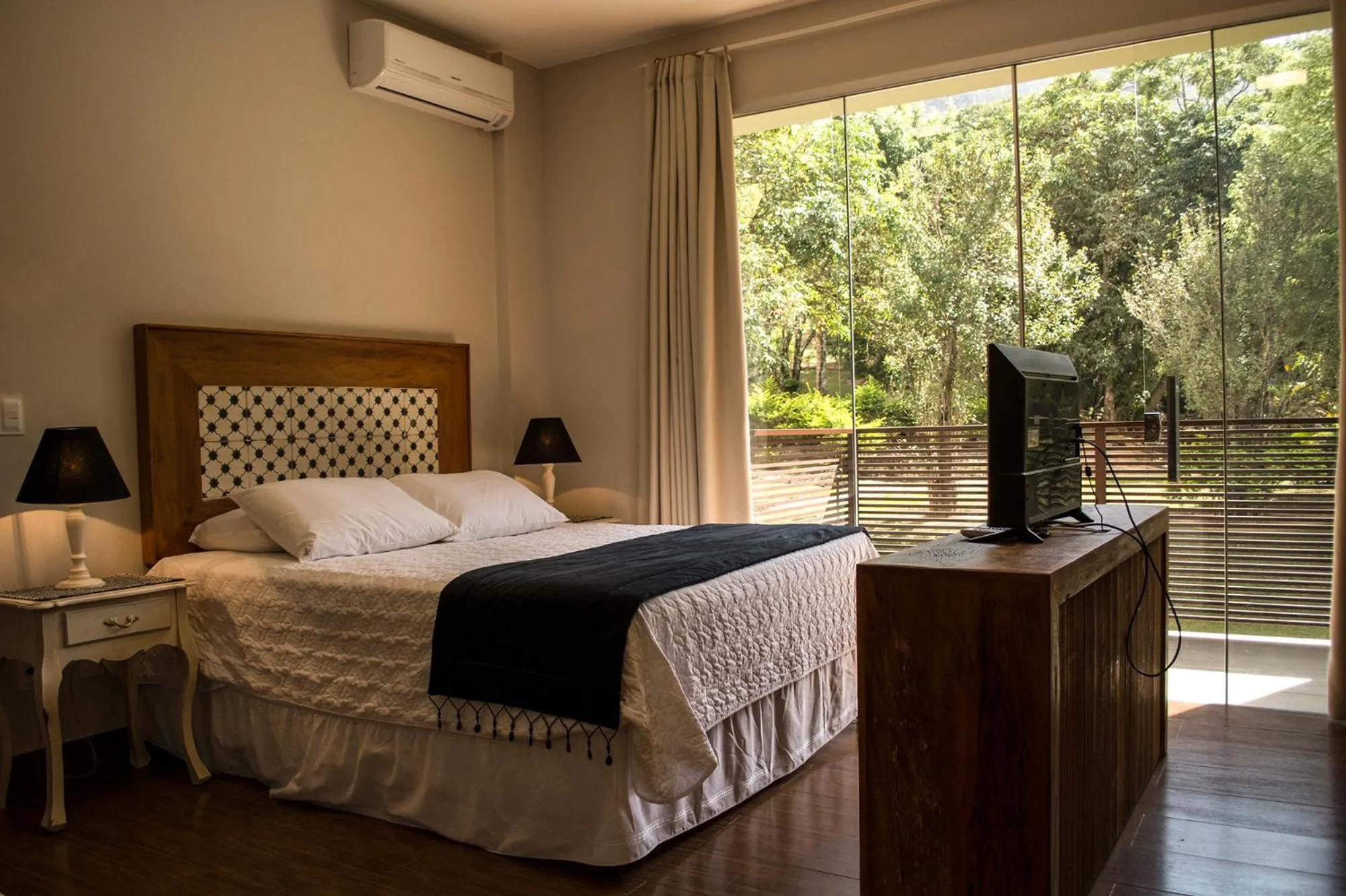 Bedroom, Bed in Pousada Recanto das Araras