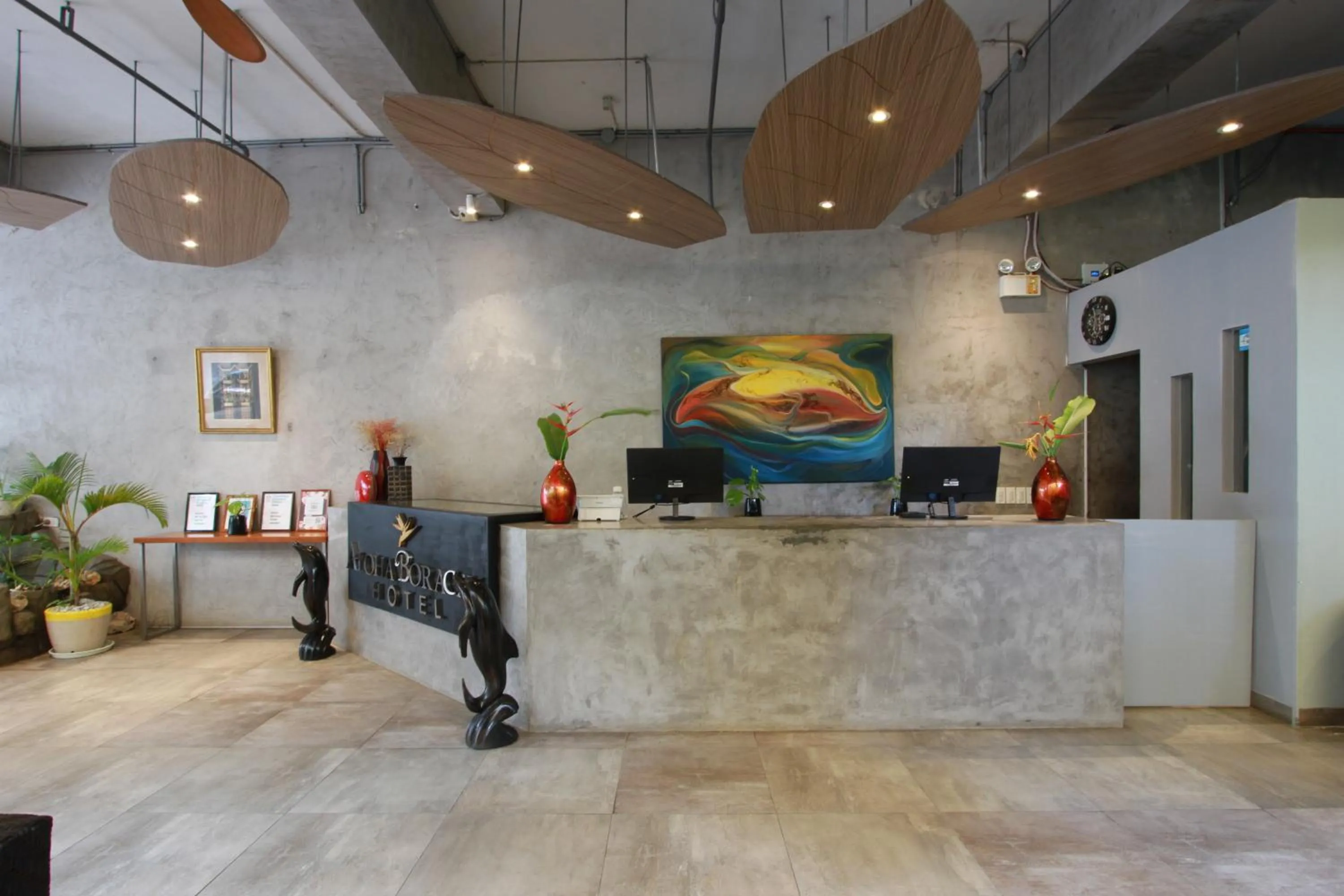 Lobby or reception in Aloha Boracay Hotel