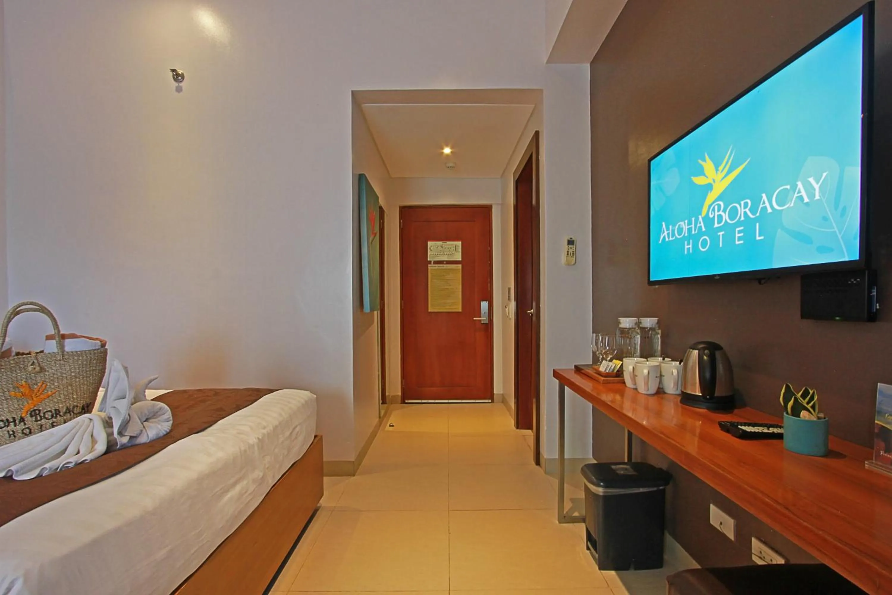 Bedroom, Bed in Aloha Boracay Hotel