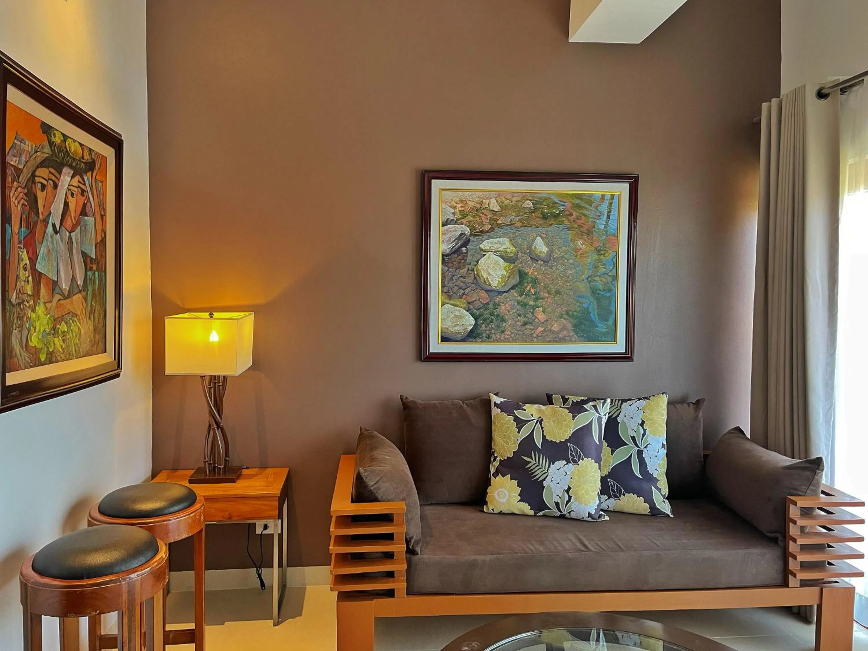 Living room in Aloha Boracay Hotel