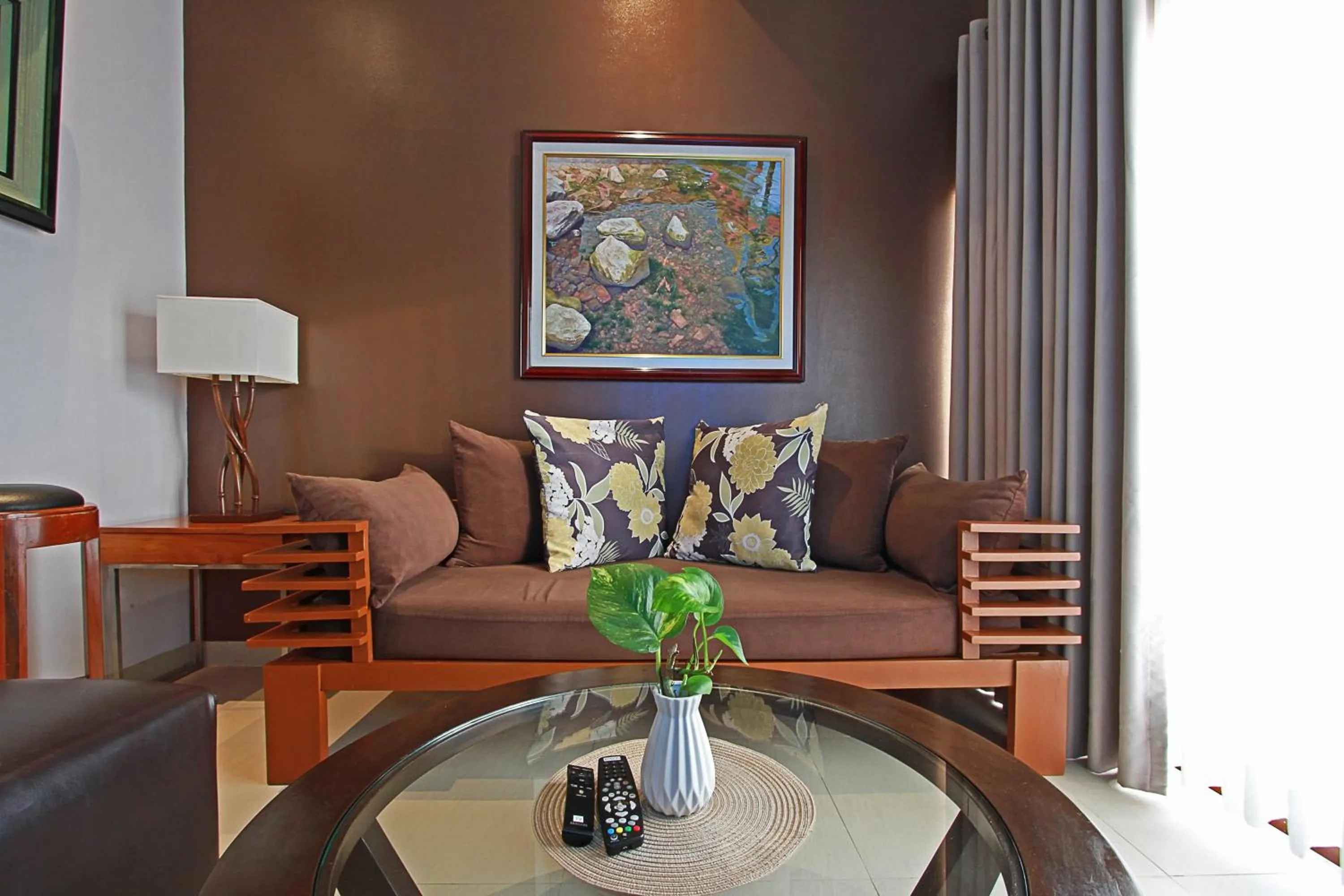 Living room in Aloha Boracay Hotel