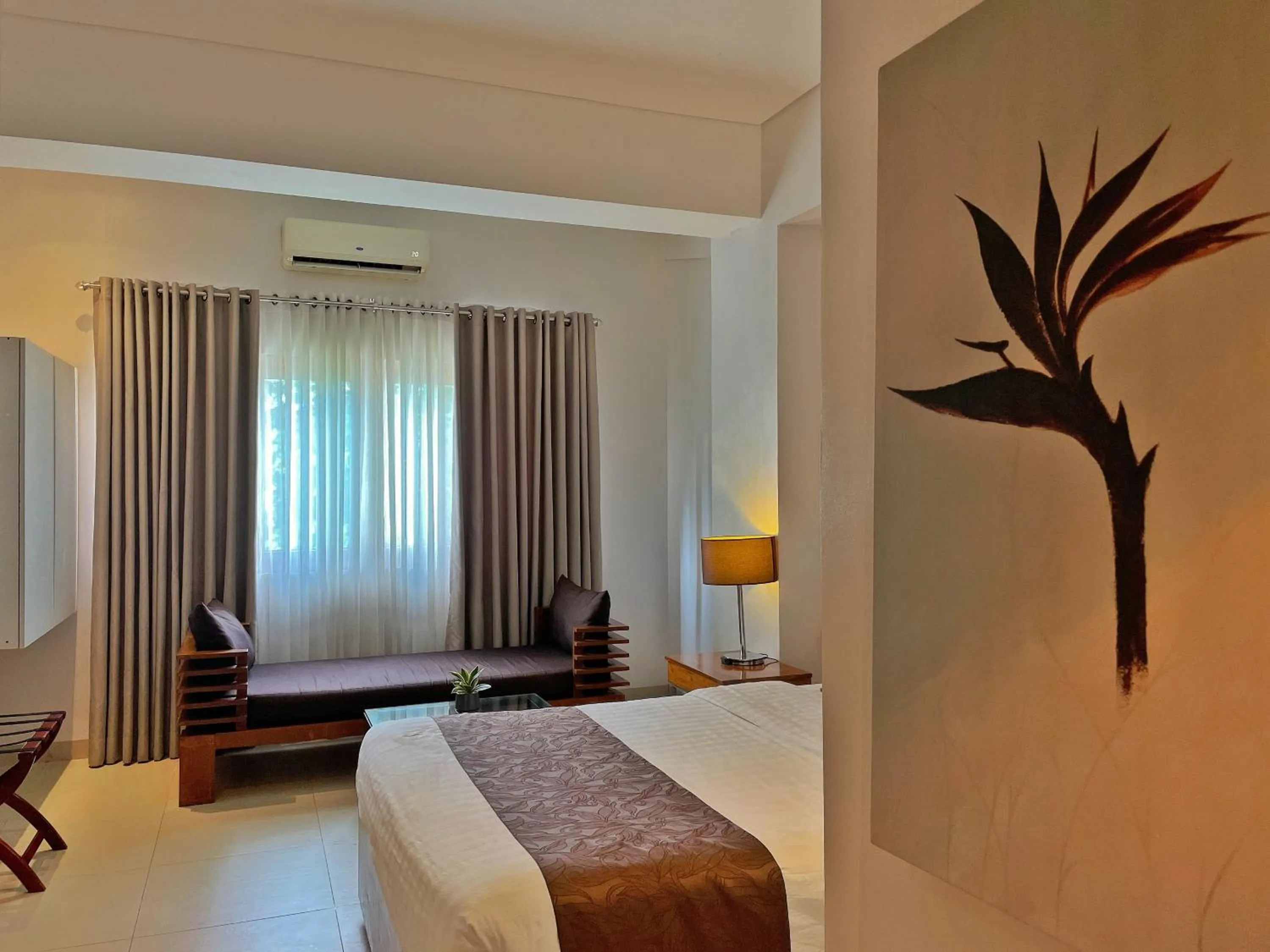 Bed in Aloha Boracay Hotel