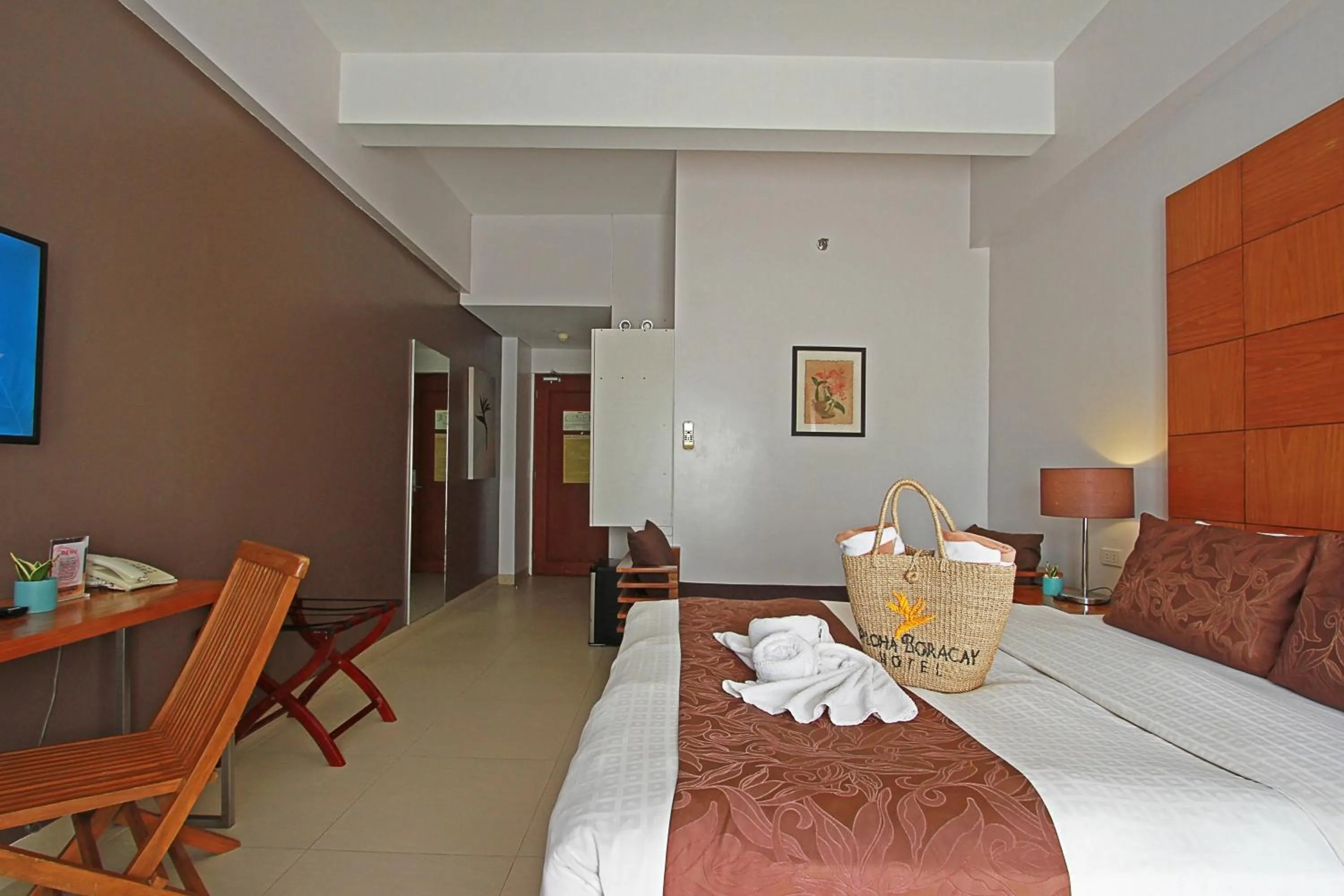 Bedroom, Bed in Aloha Boracay Hotel