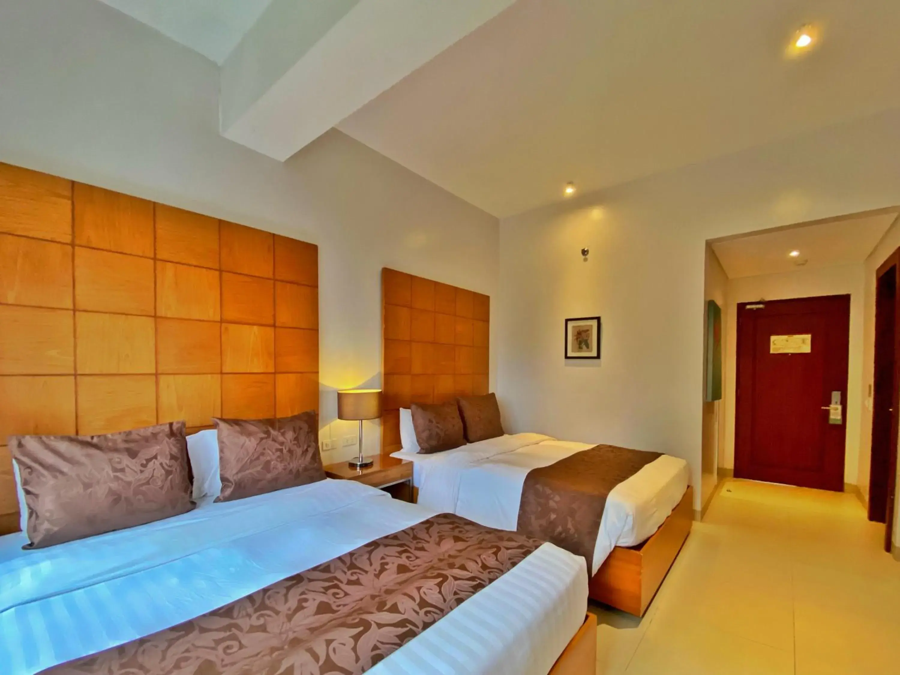 Bed in Aloha Boracay Hotel Bed in Aloha Boracay Hotel