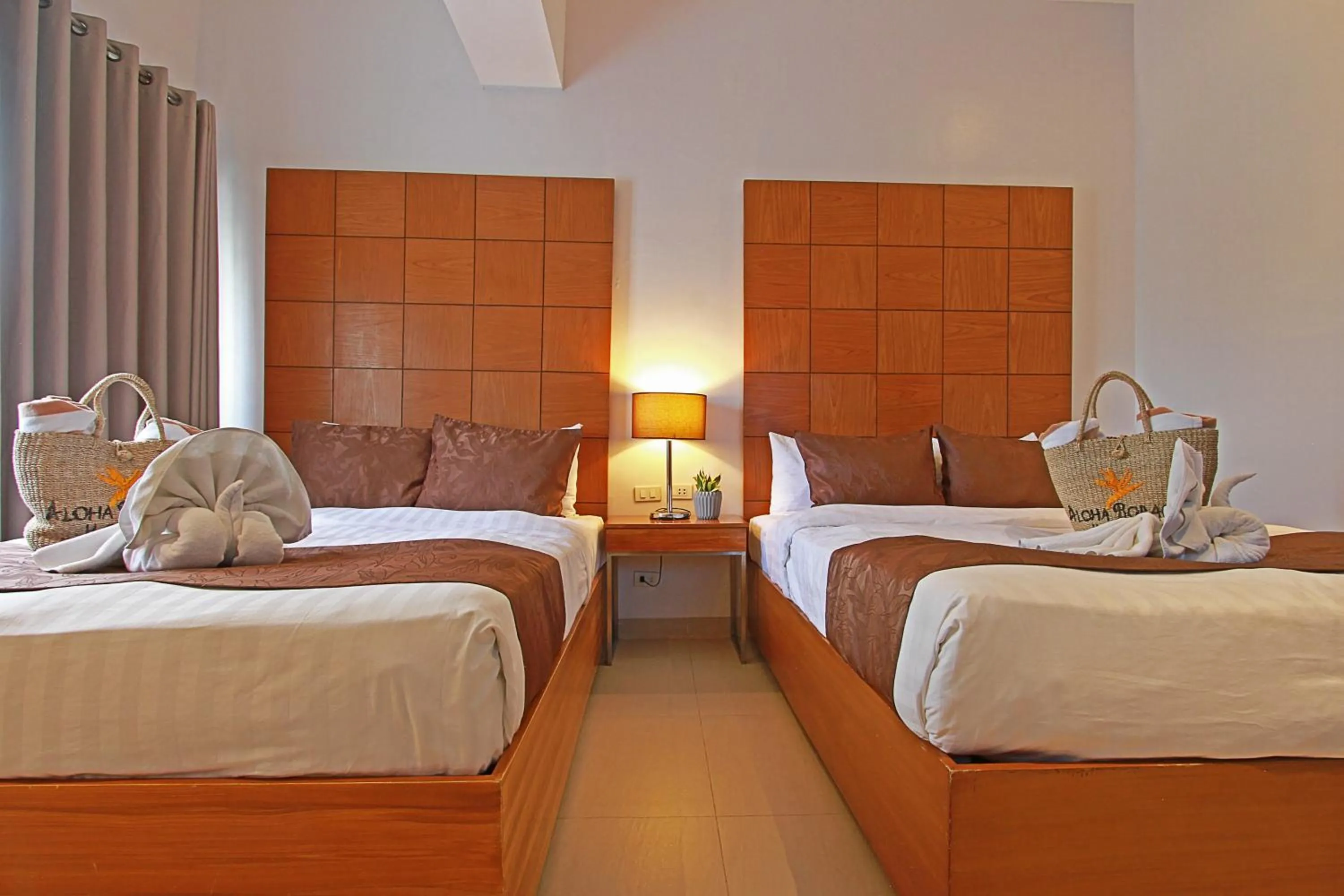 Bedroom, Bed in Aloha Boracay Hotel