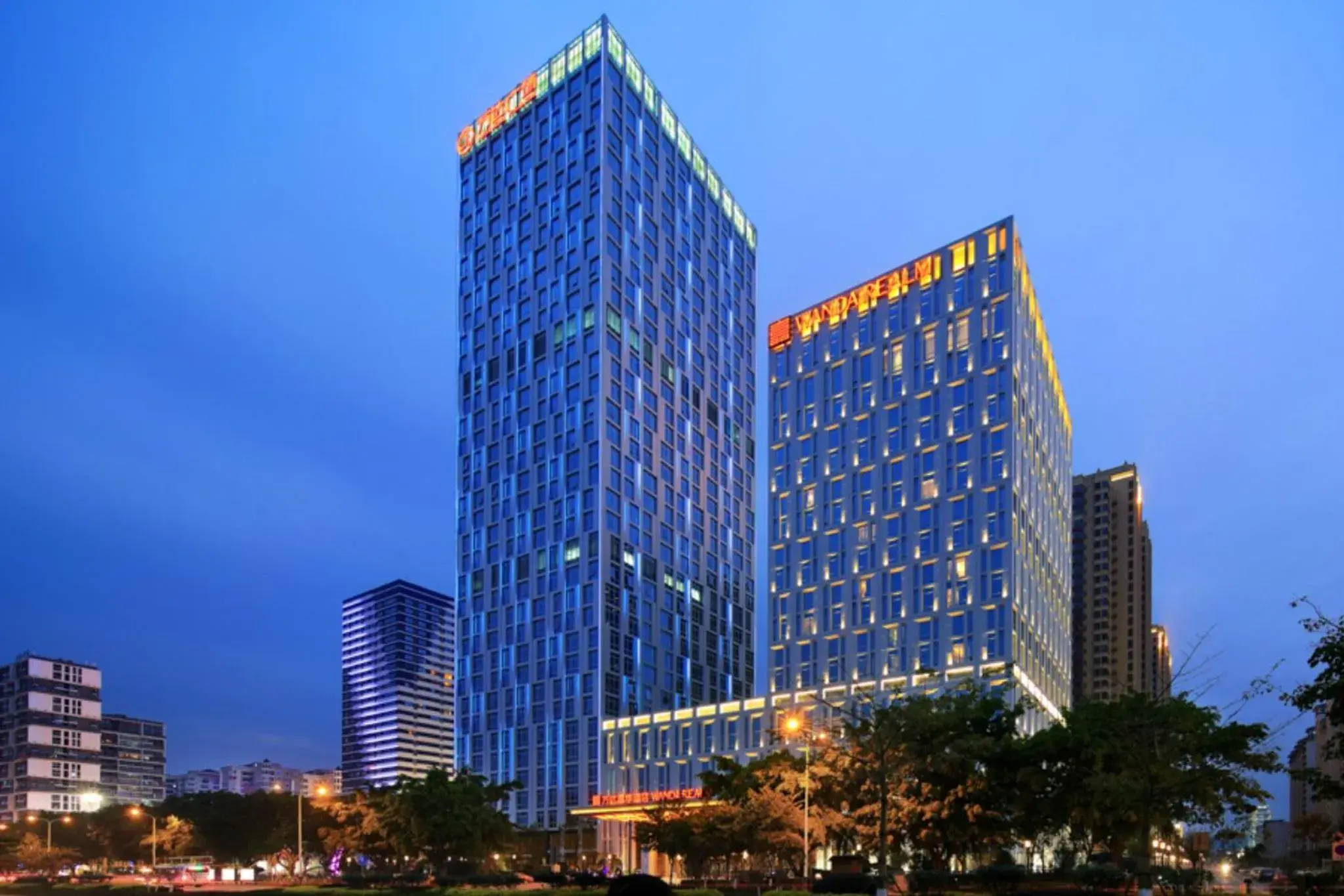 Facade/entrance in Wanda Realm Liuzhou Facade/entrance in Wanda Realm Liuzhou