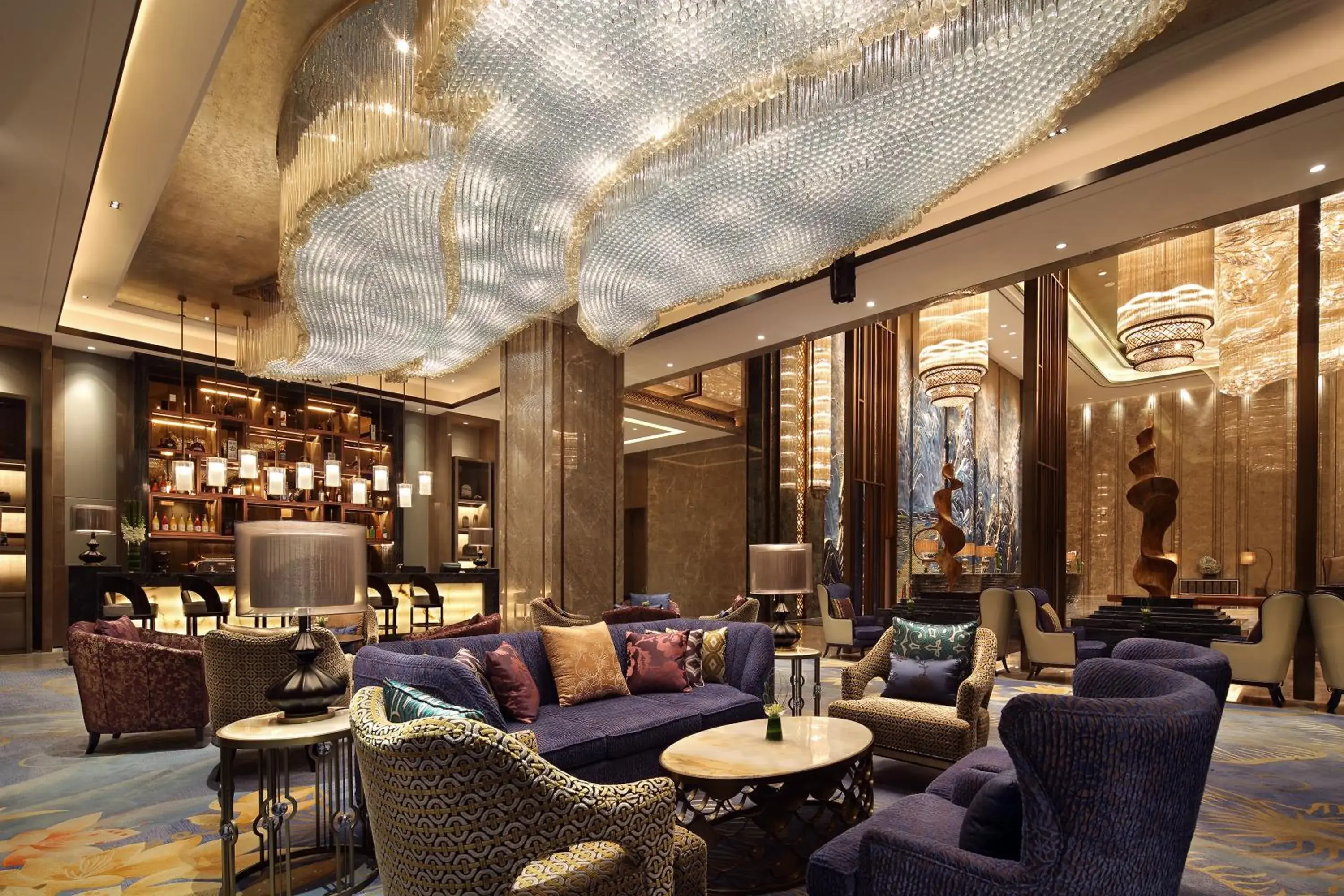 Lounge or bar in Wanda Realm Liuzhou Lounge or bar in Wanda Realm Liuzhou