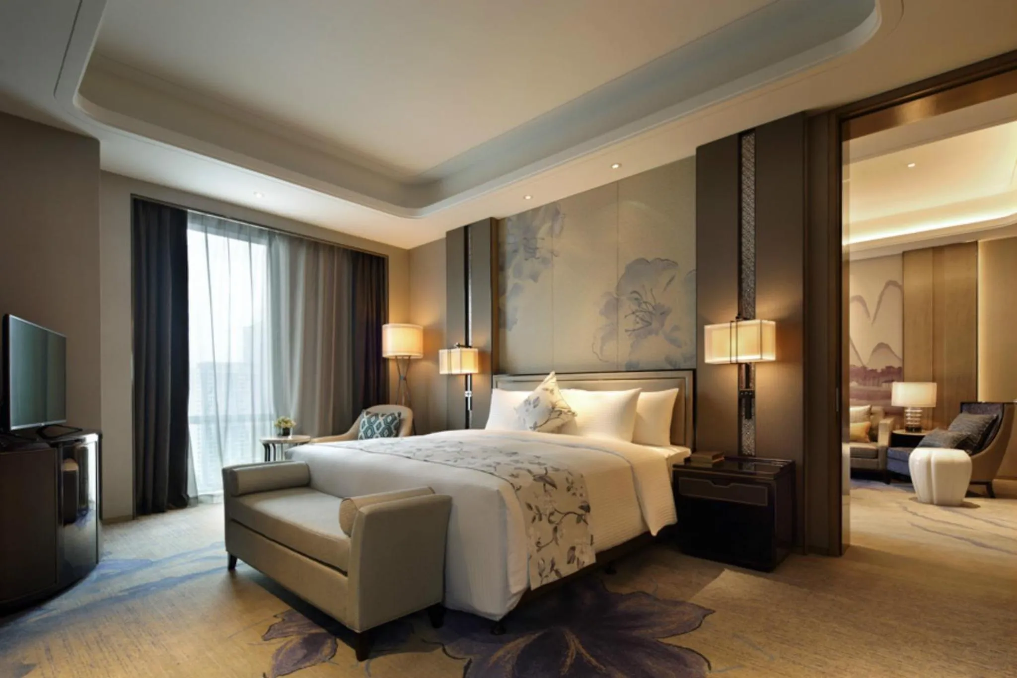 Bed in Wanda Realm Liuzhou