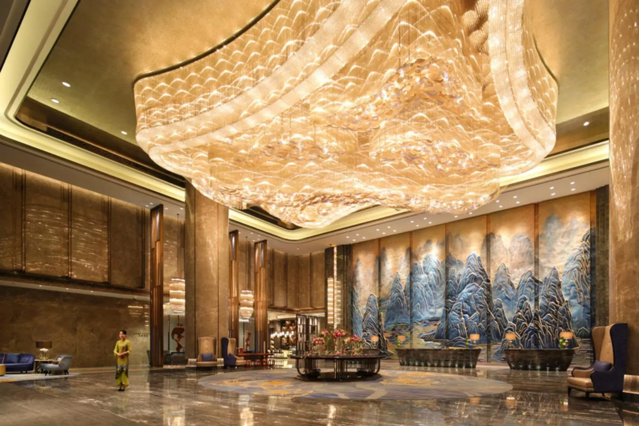 Lobby or reception in Wanda Realm Liuzhou Lobby or reception in Wanda Realm Liuzhou