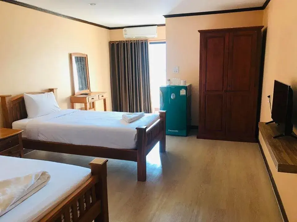 Bed in BP Grand Hotel Bed in BP Grand Hotel