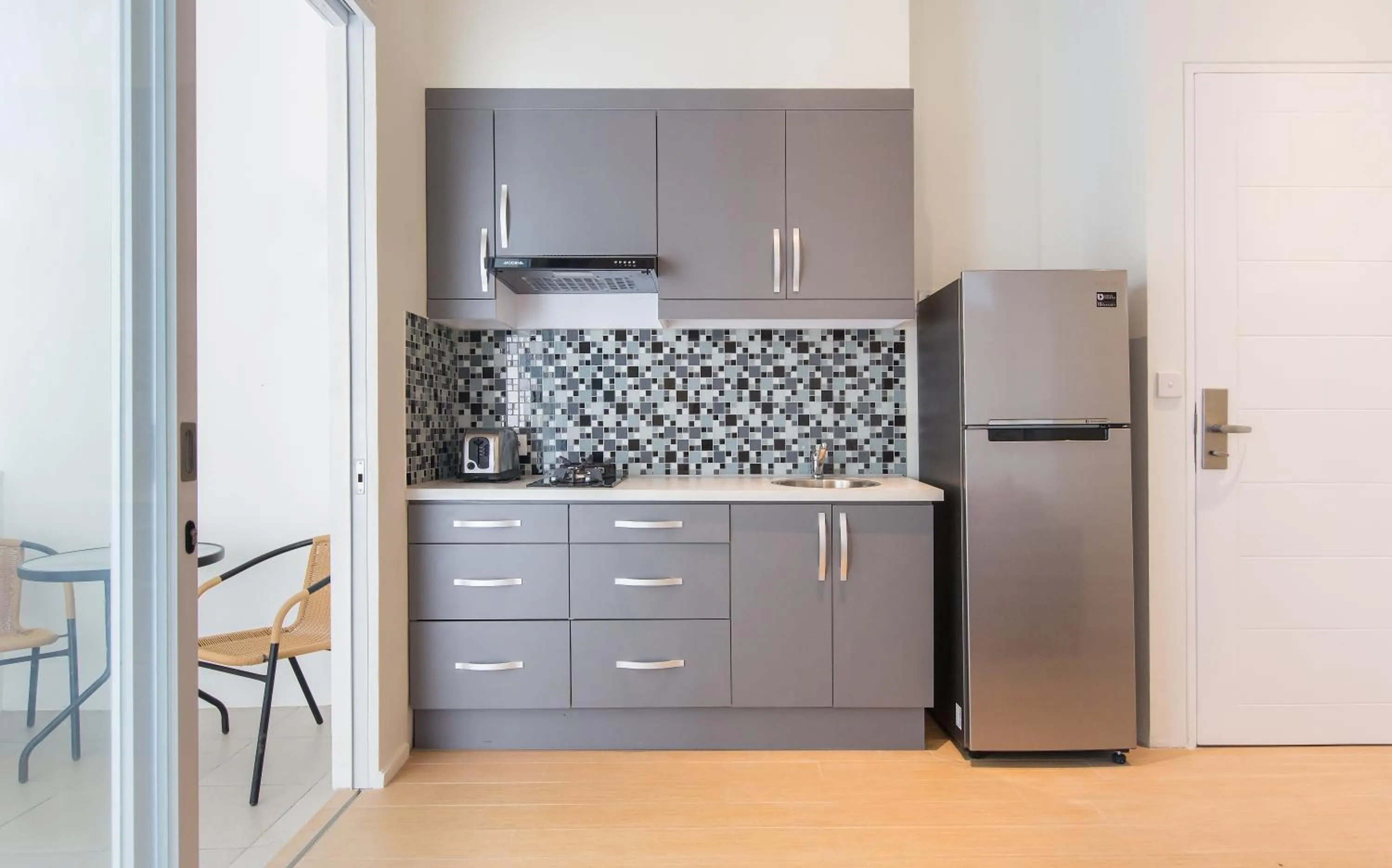 Kitchen or kitchenette in Coast Boutique Hotel