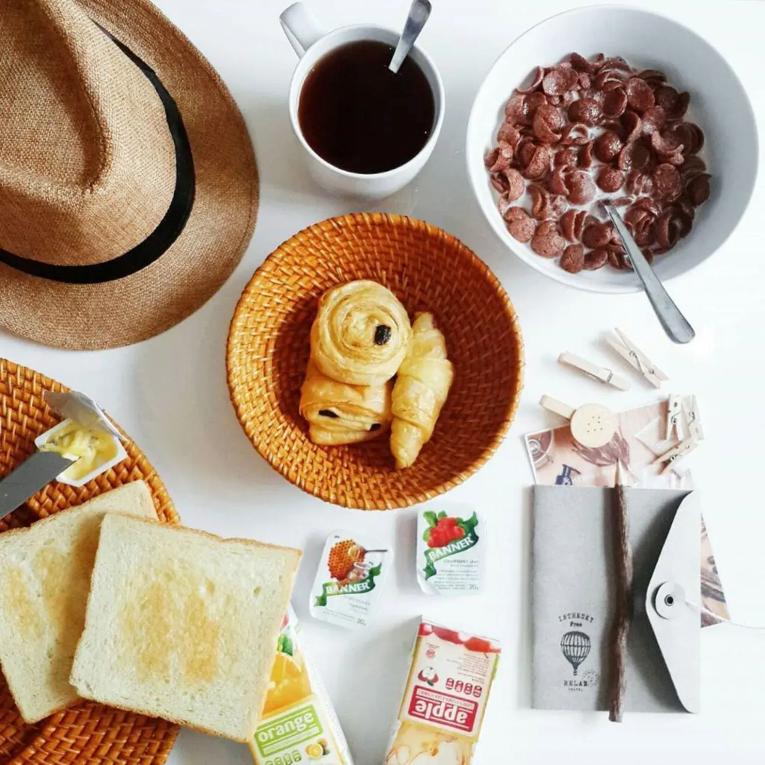 Continental breakfast in Coast Boutique Hotel Continental breakfast in Coast Boutique Hotel