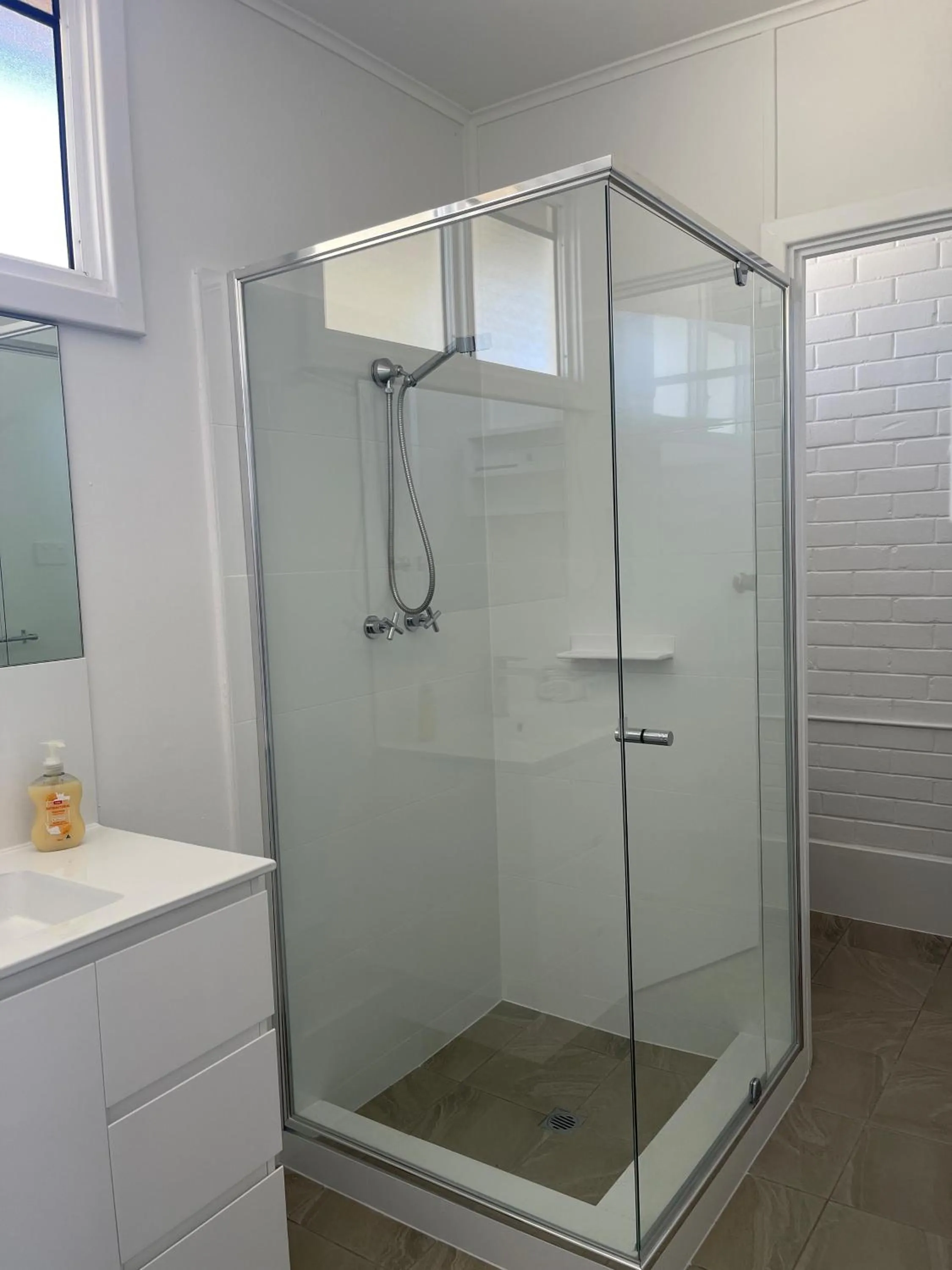 Shower in Busselton Jetty Chalets
