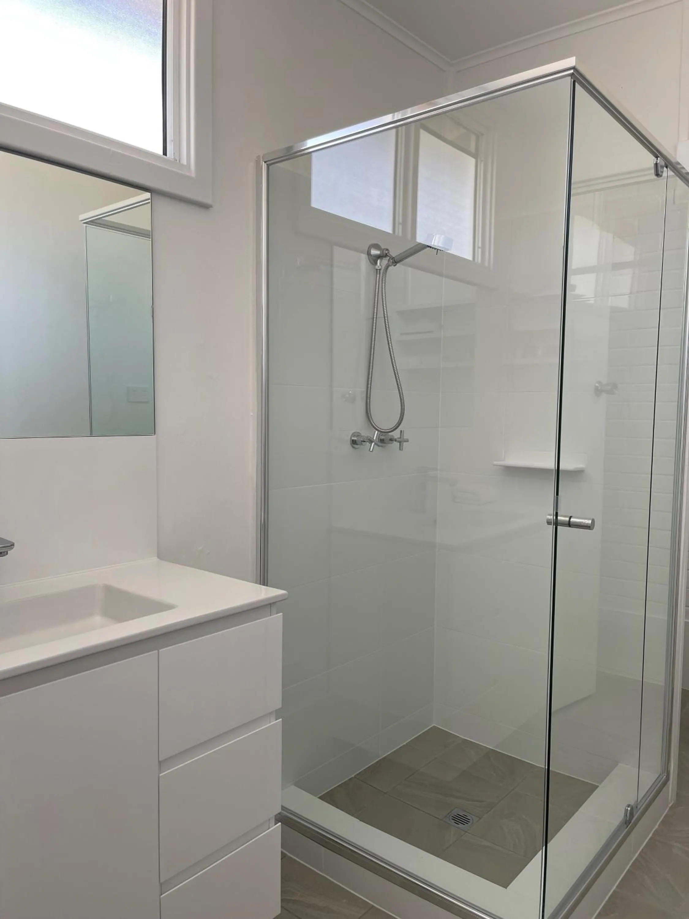 Bathroom in Busselton Jetty Chalets