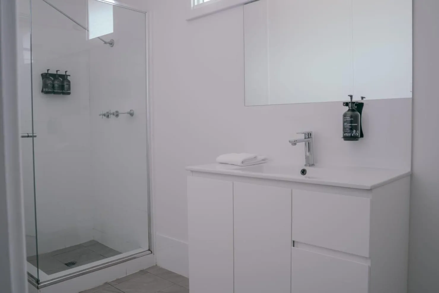 Bathroom in Busselton Jetty Chalets