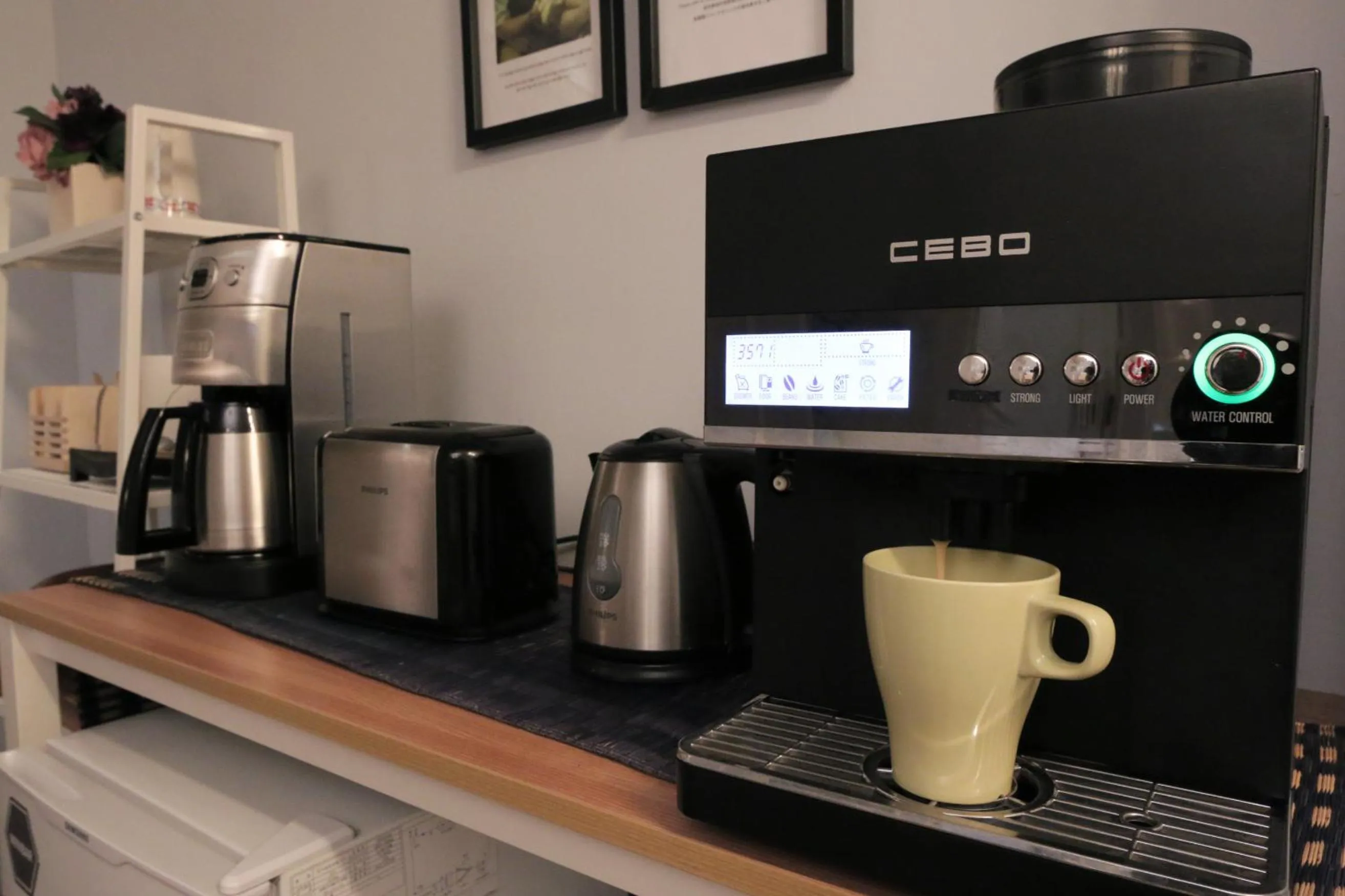 Coffee/tea facilities in Blueboat Hostel Haeundae