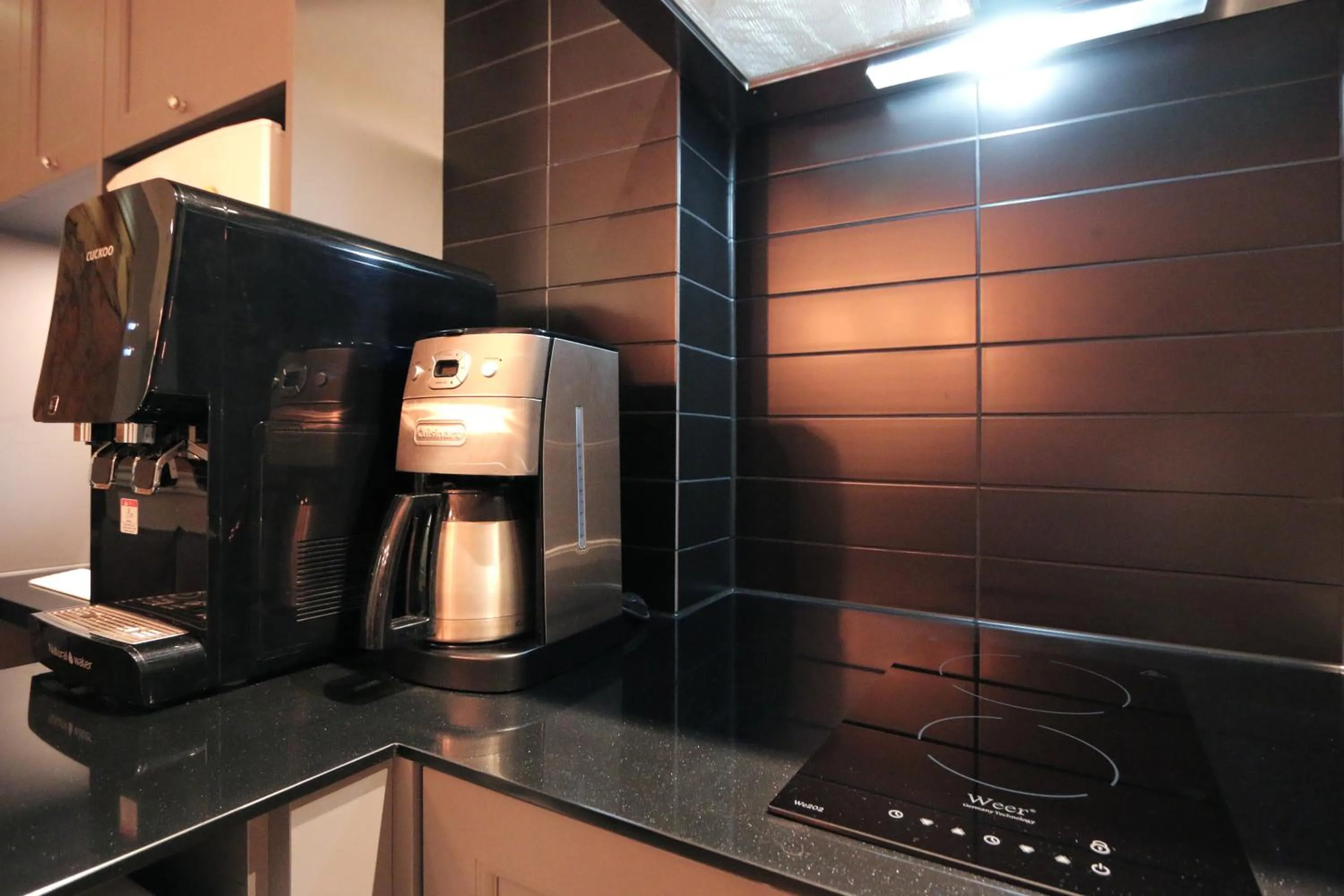 Communal kitchen in Blueboat Hostel Haeundae