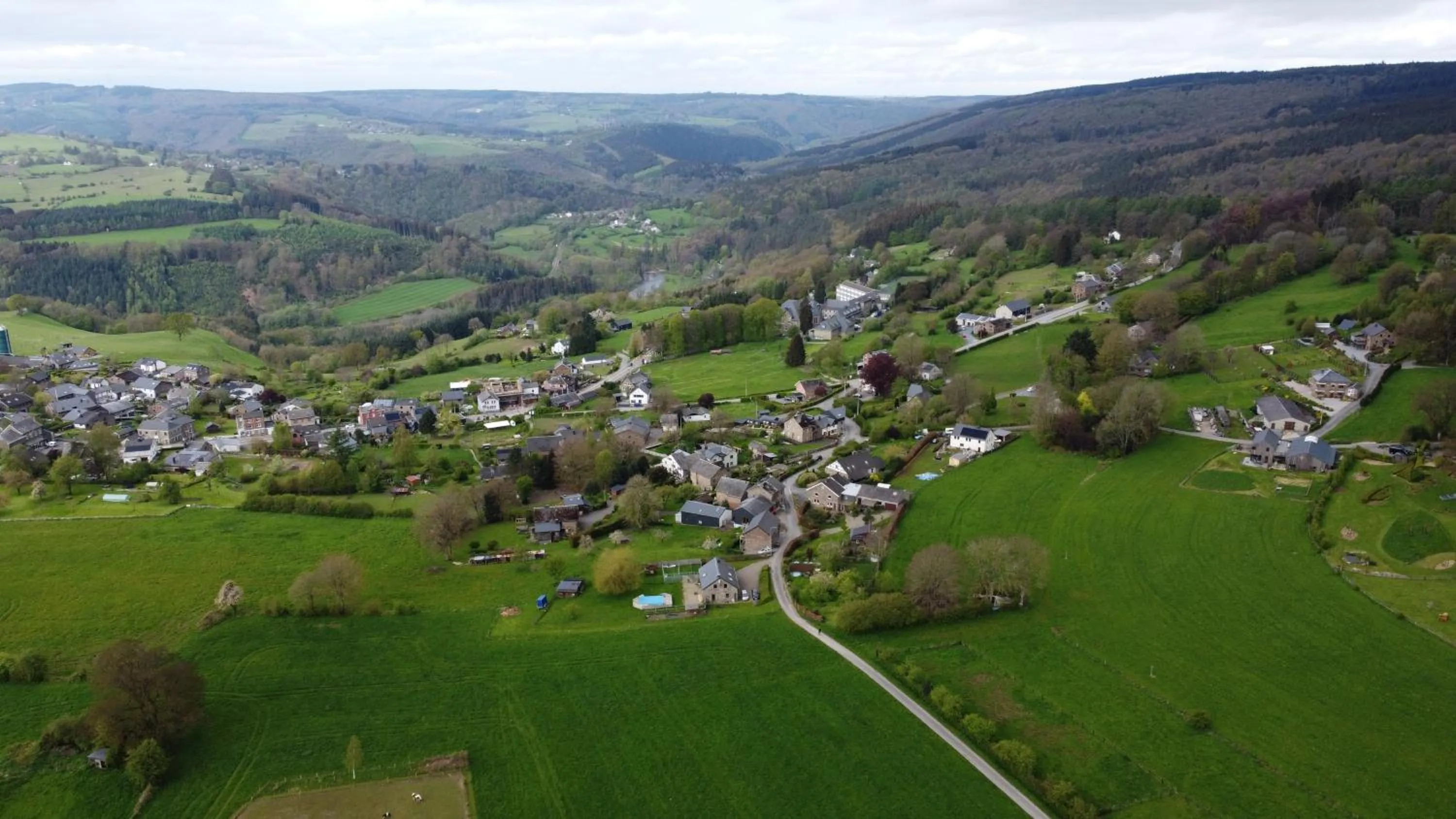Bird's eye view in Le Fagotin - Youth hostel