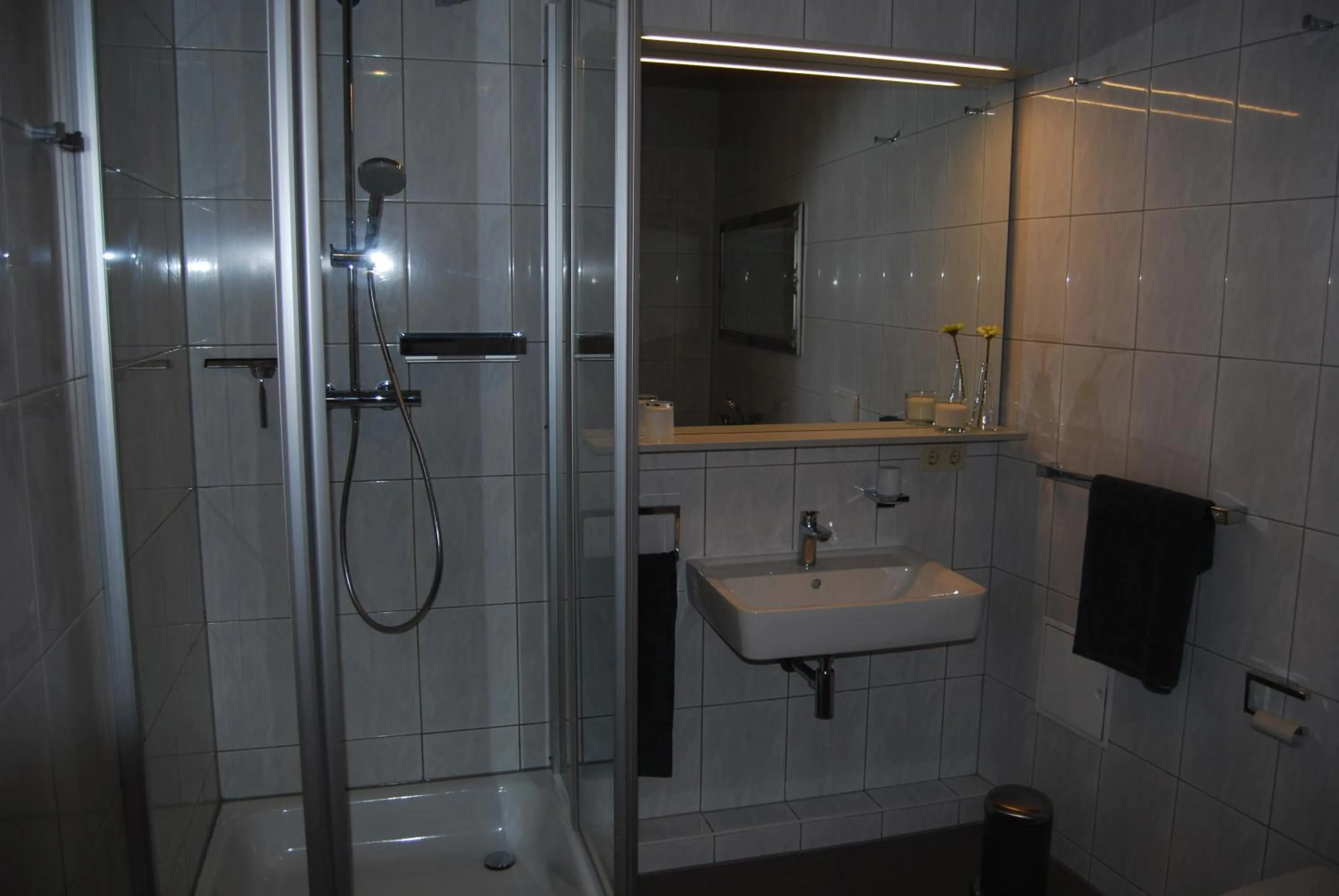 Shower in B2-Ferienwohnung