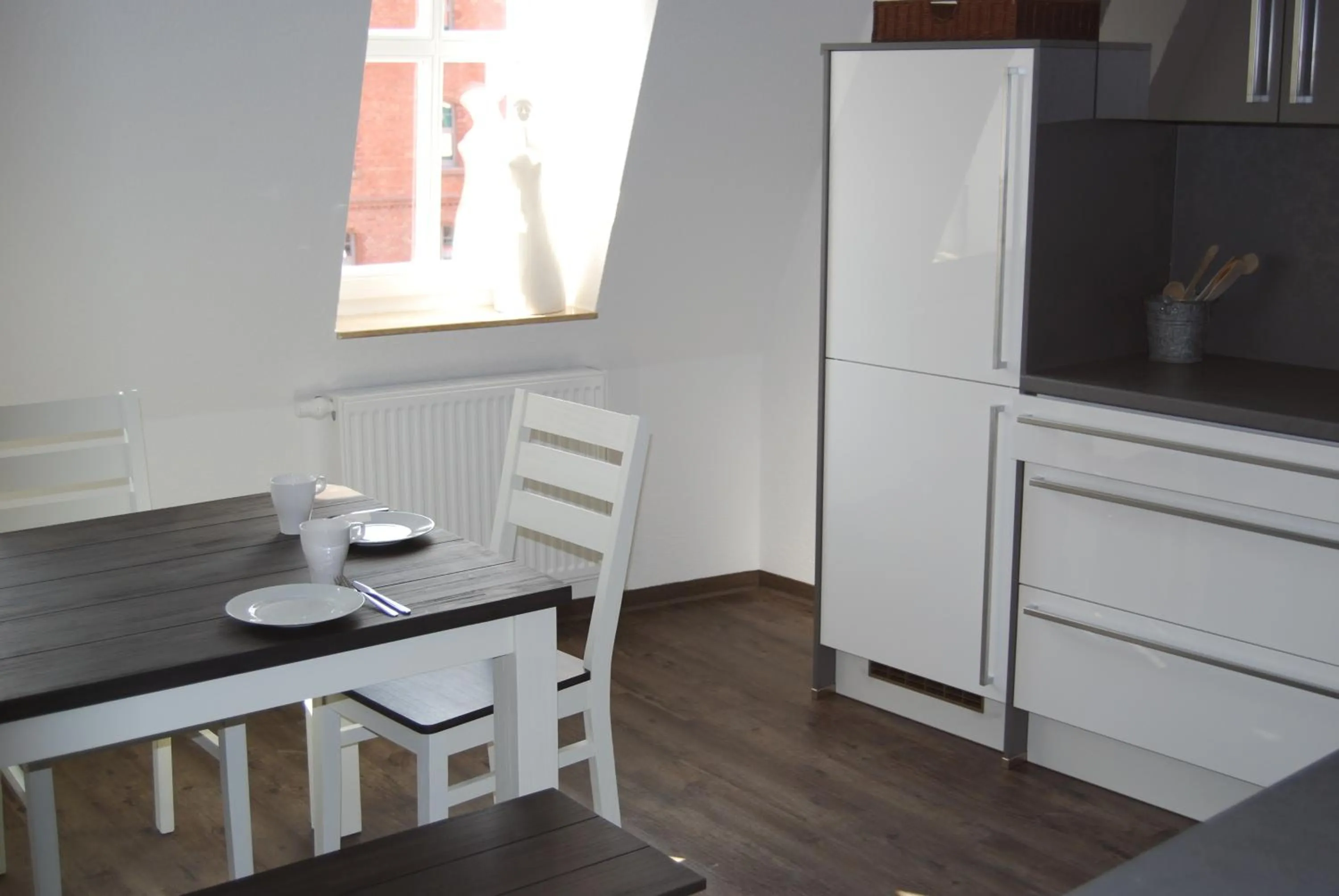 Kitchen or kitchenette in B2-Ferienwohnung