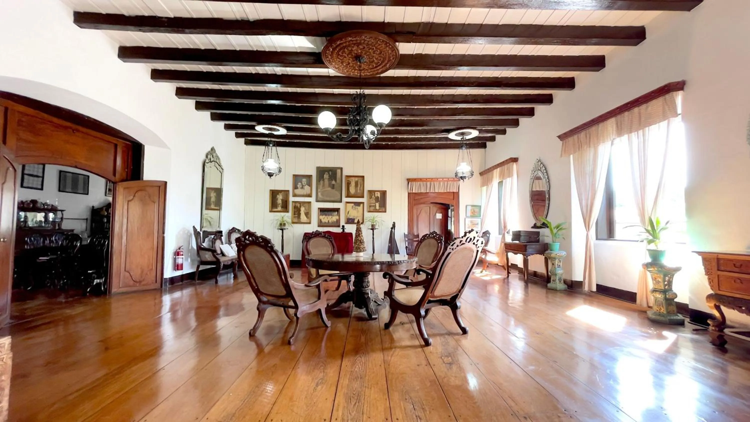 Seating area in Villa Angela Heritage House