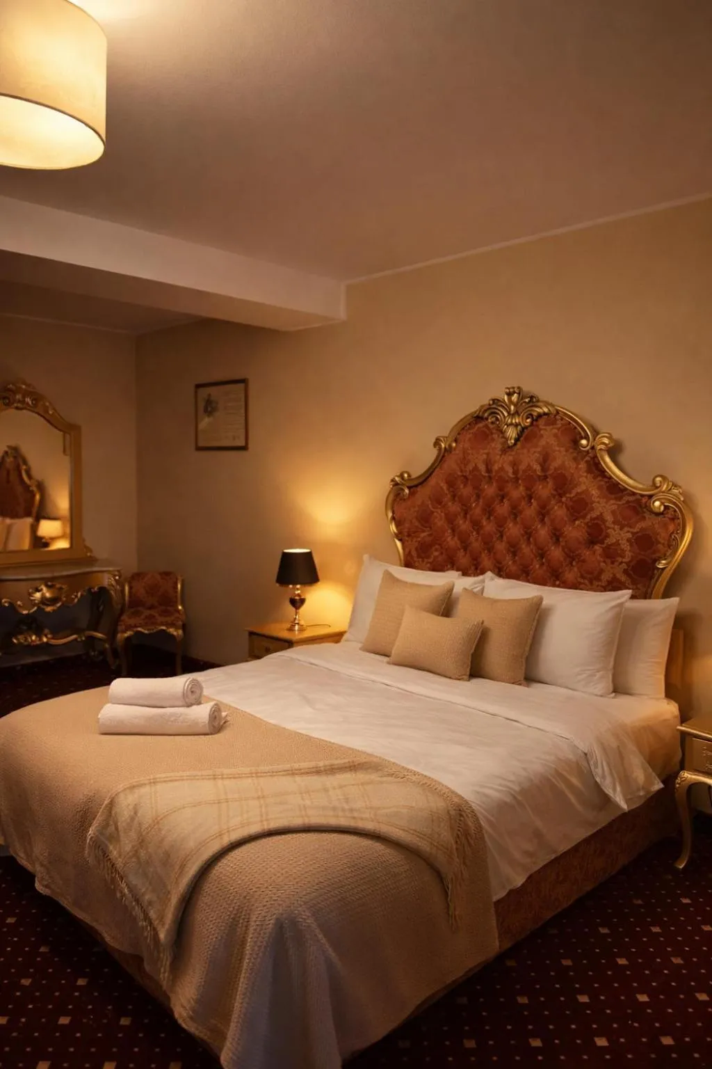 Bed in Classic Inn Hotel