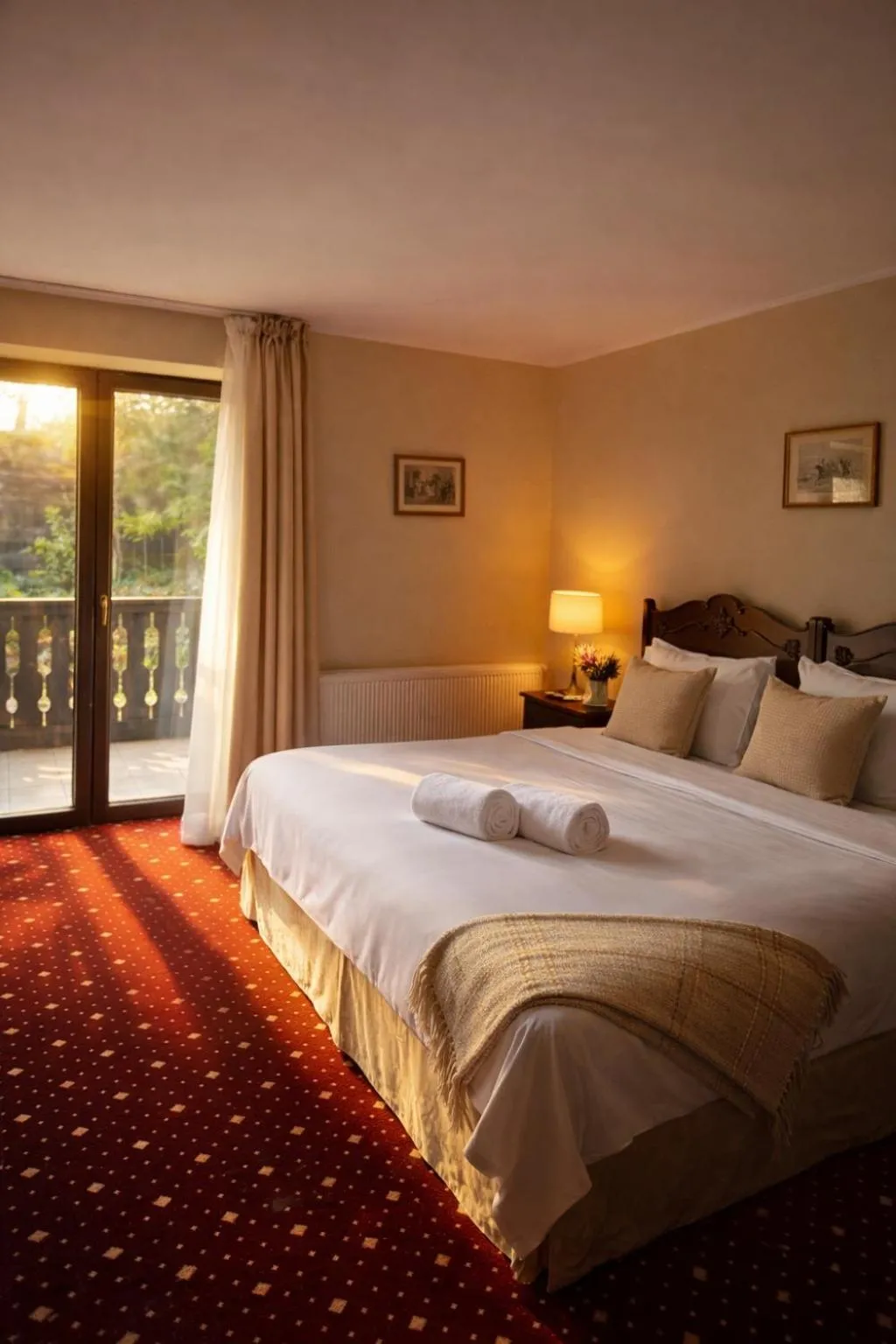 Bed in Classic Inn Hotel