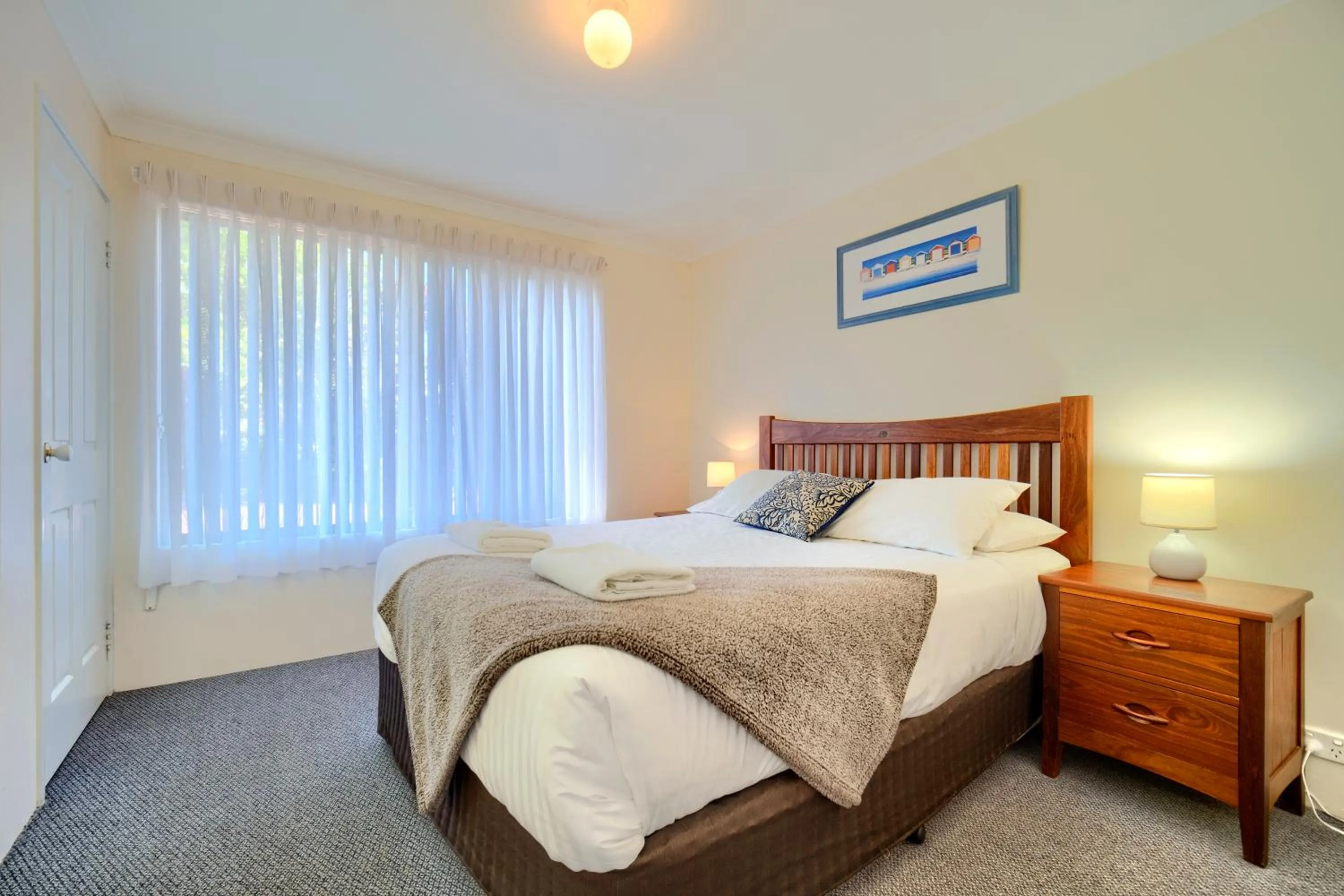 Bed in Bayside Villas