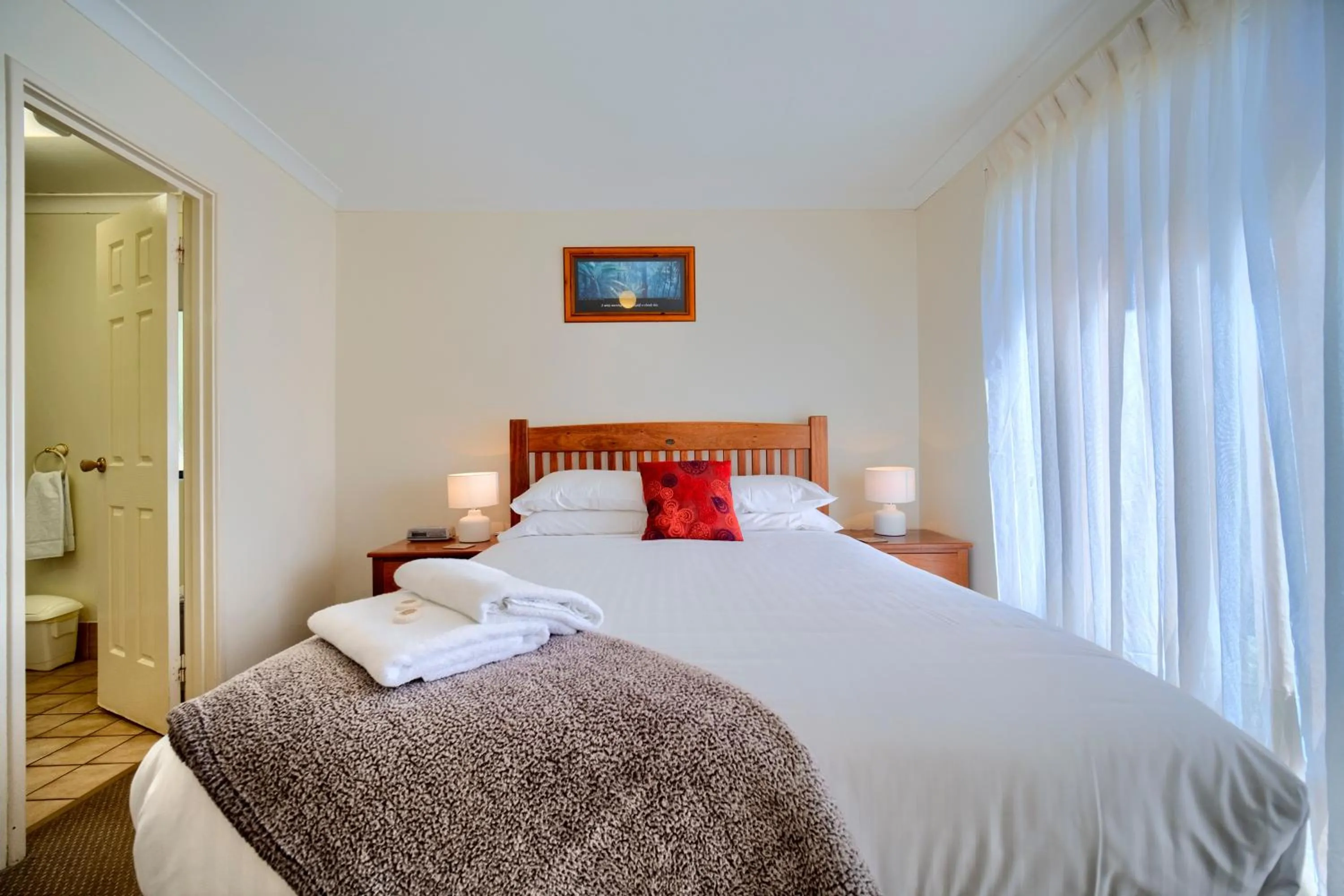 Bed in Bayside Villas