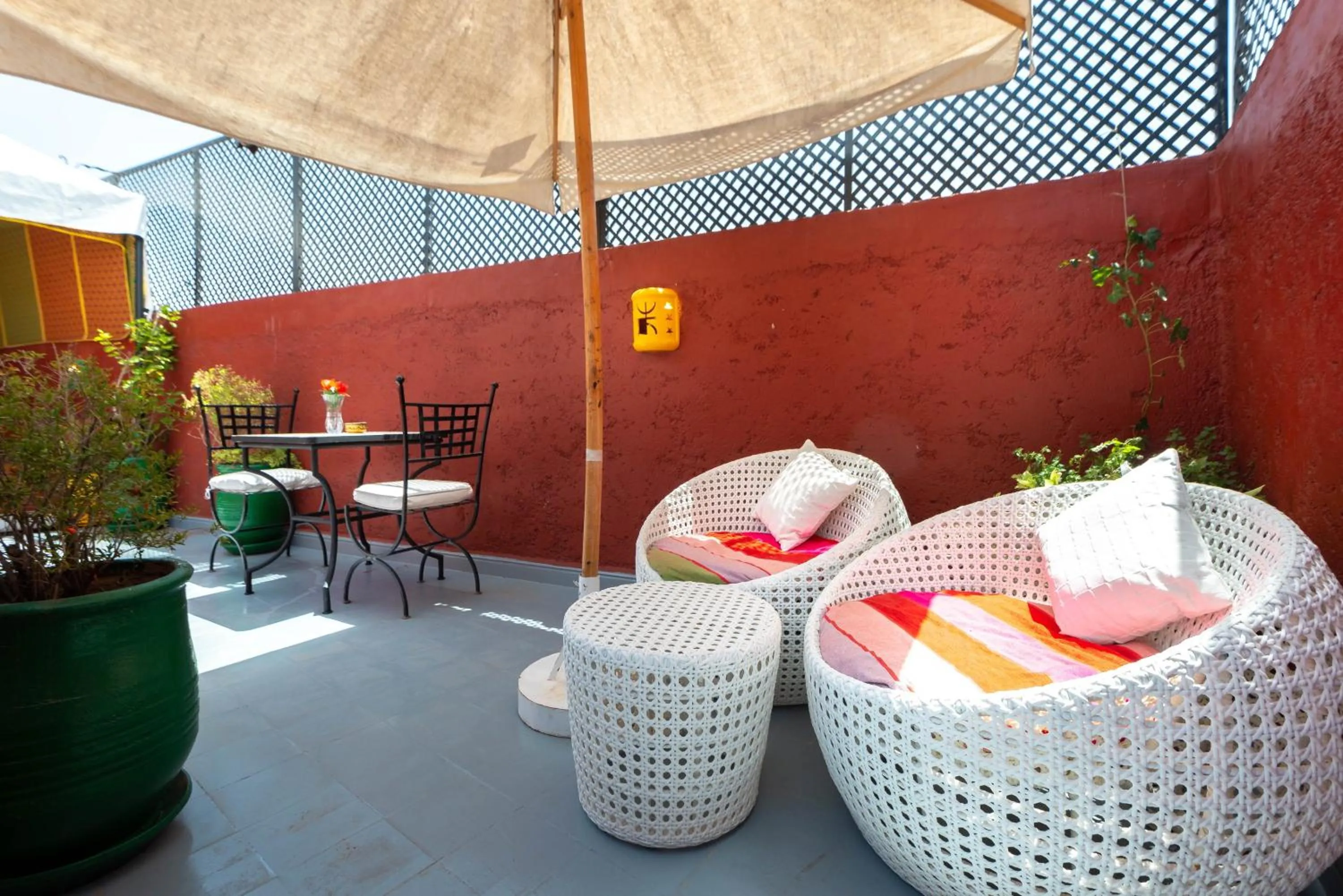 Balcony/Terrace in Riad Belko