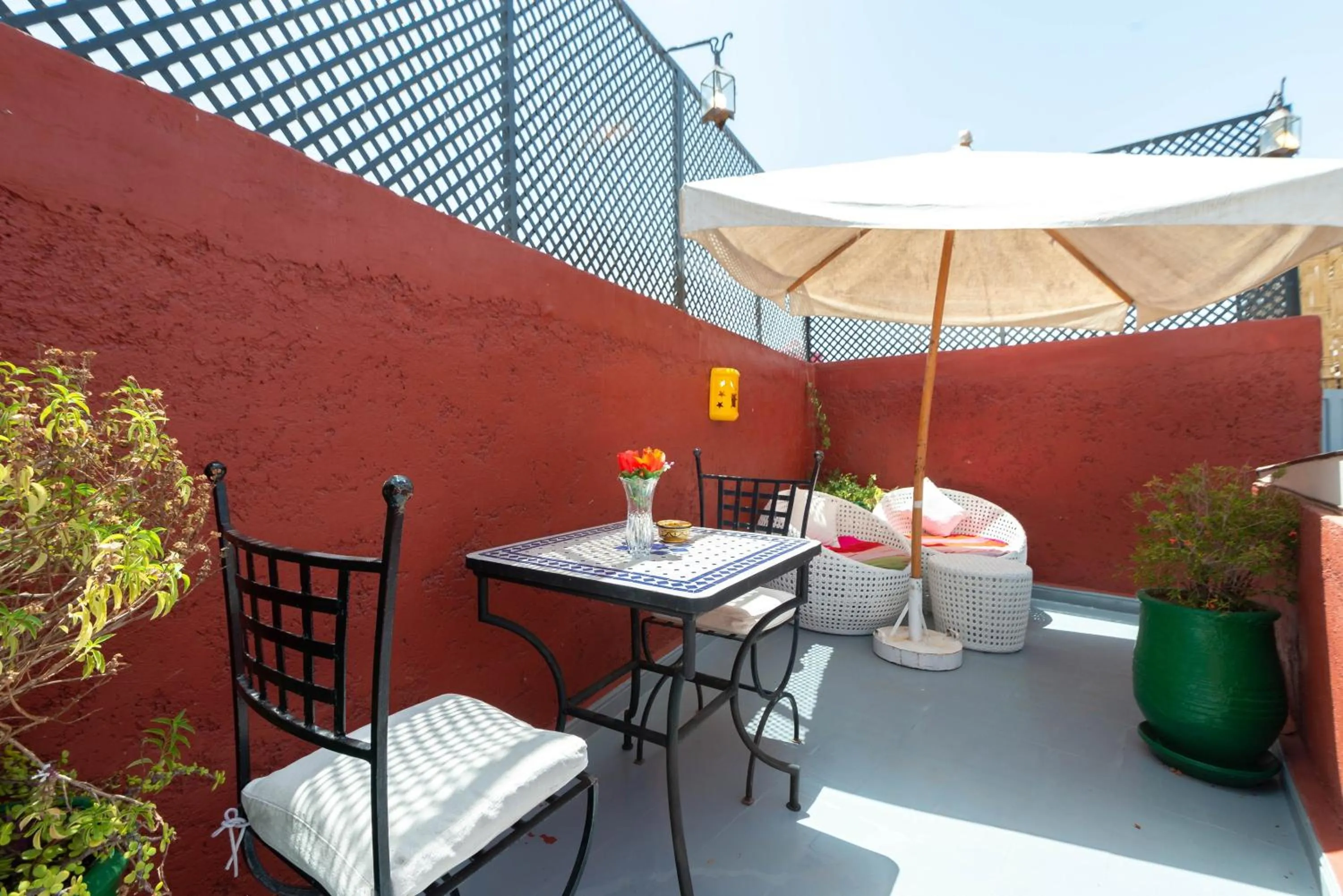 Balcony/Terrace in Riad Belko