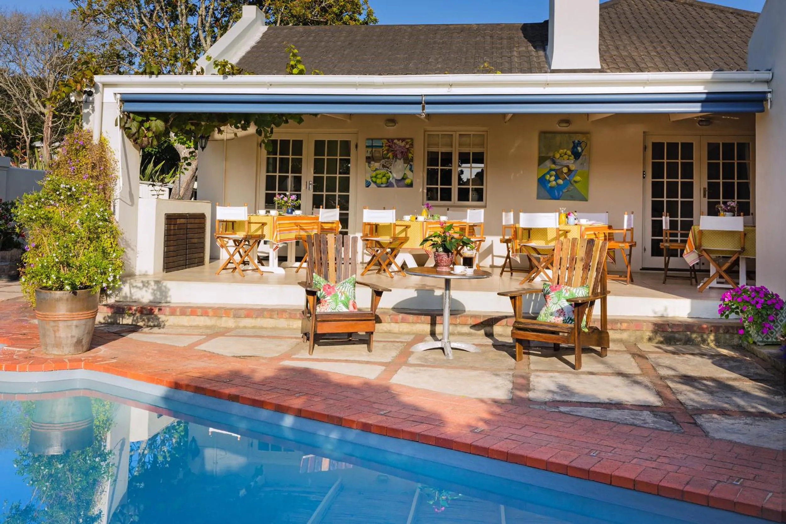 Swimming pool in Cornerway House