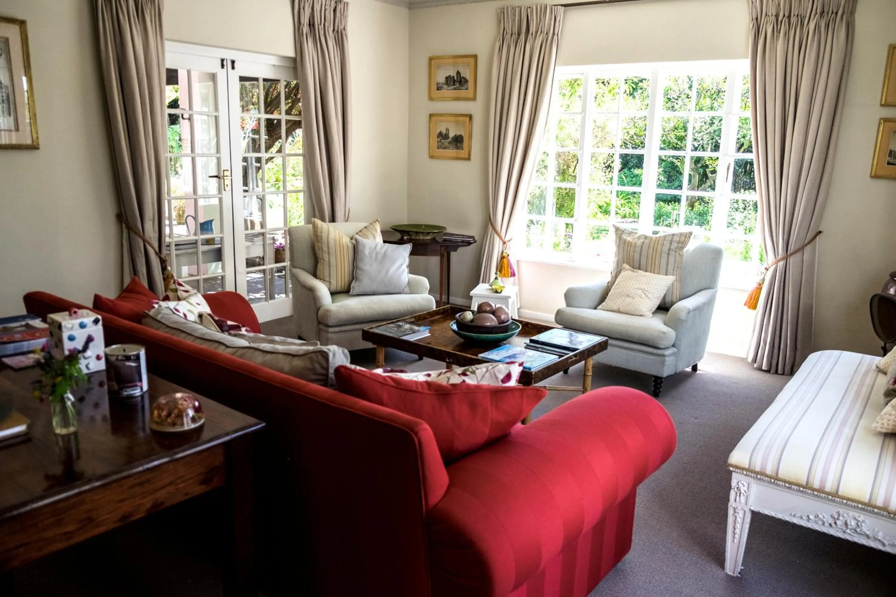 Living room in Cornerway House