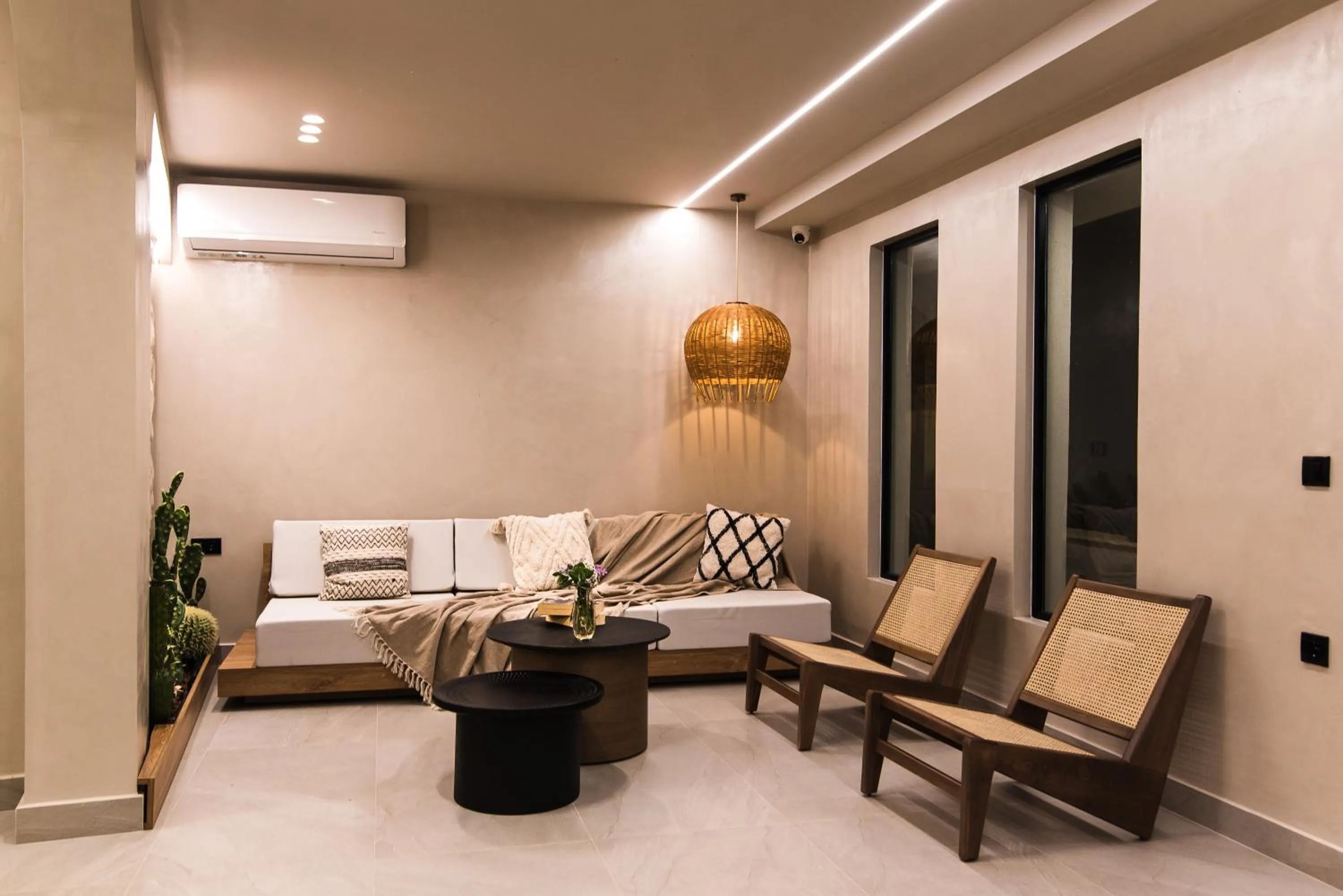 Seating area in Le Palme