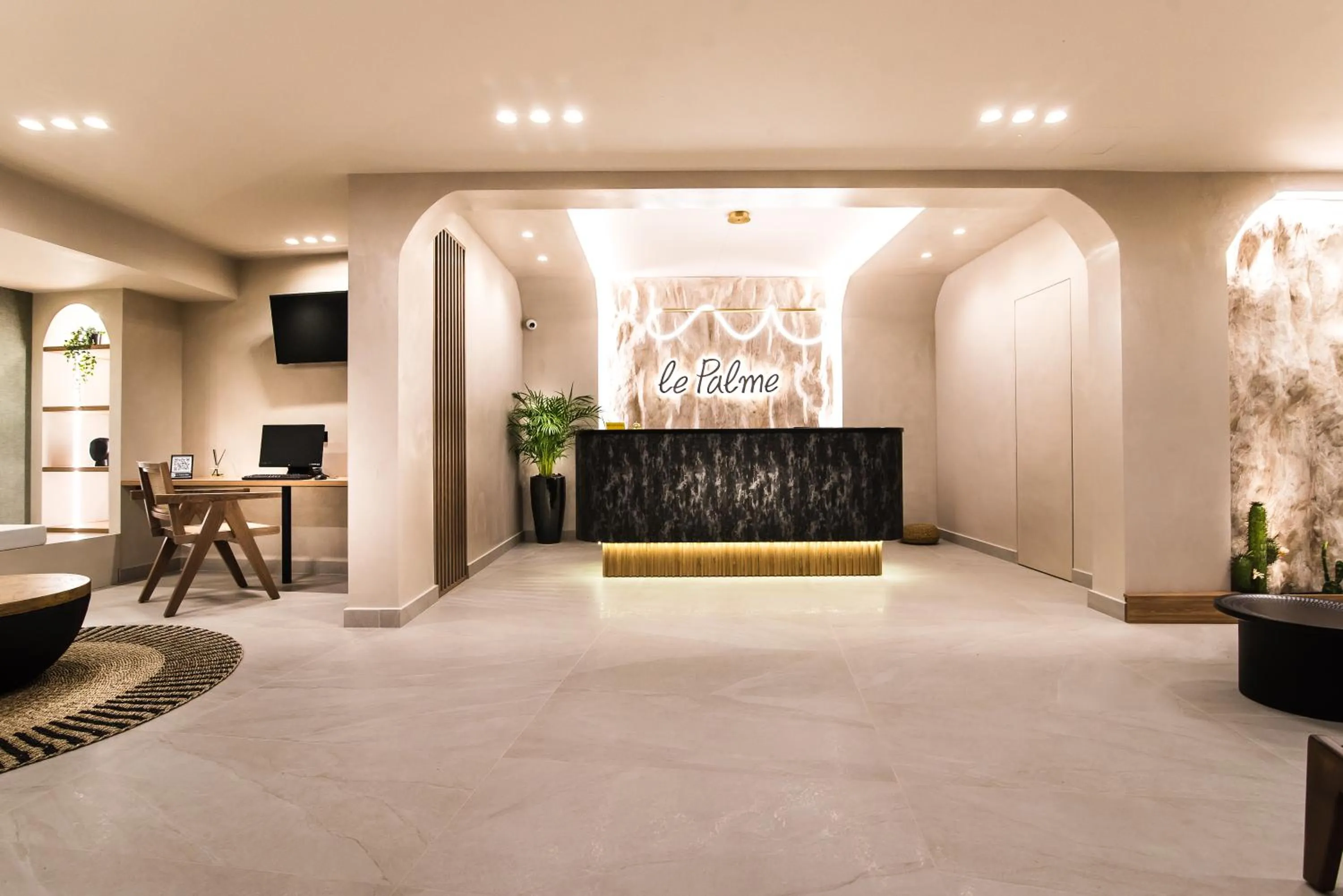 Lobby or reception in Le Palme