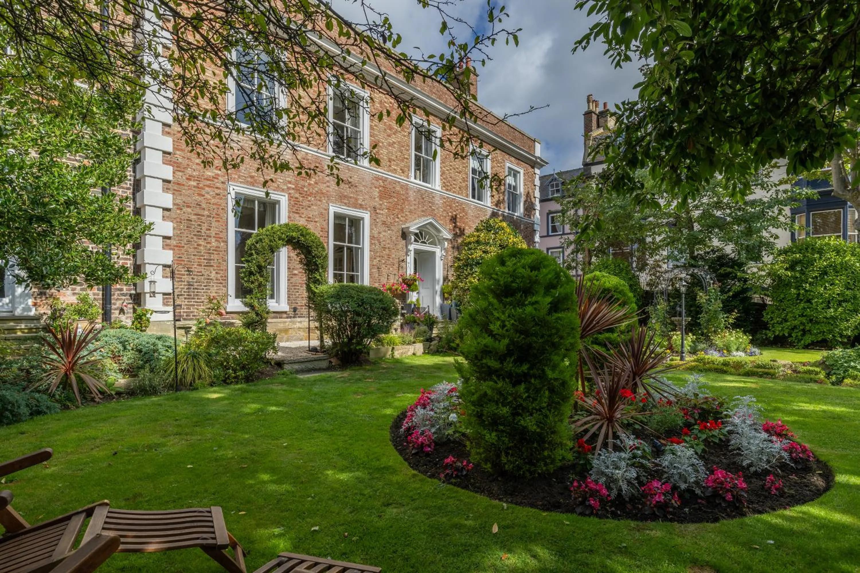 Garden view in Highgate House
