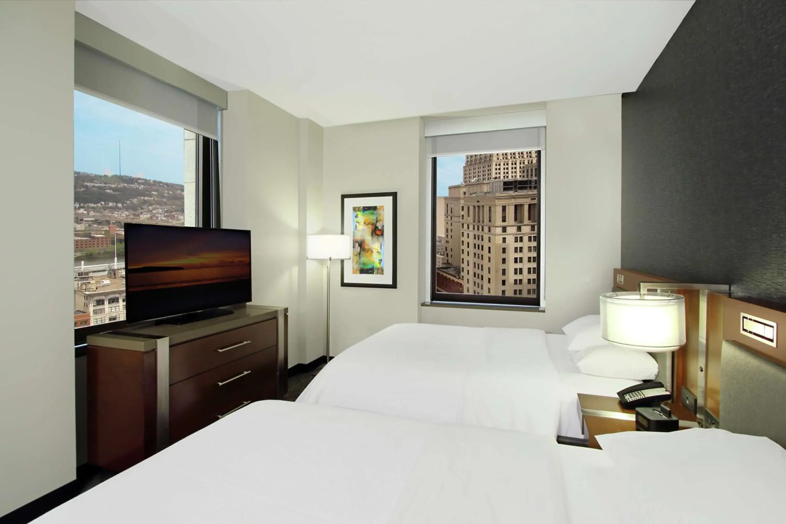 Queen Suite with Two Queen Beds in Embassy Suites Pittsburgh-Downtown Queen Suite with Two Queen Beds in Embassy Suites Pittsburgh-Downtown