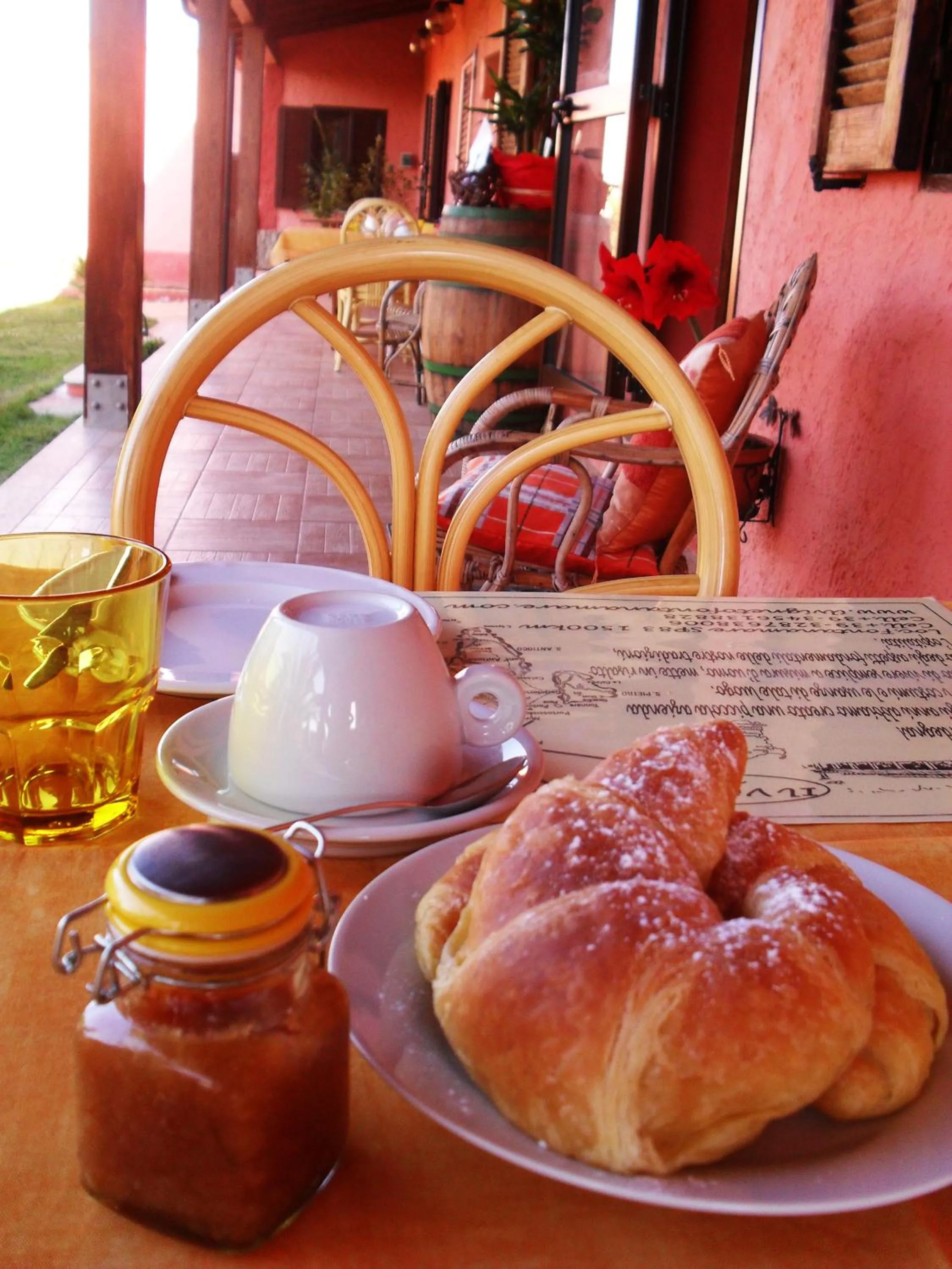 Food close-up in Il Vigneto B&B