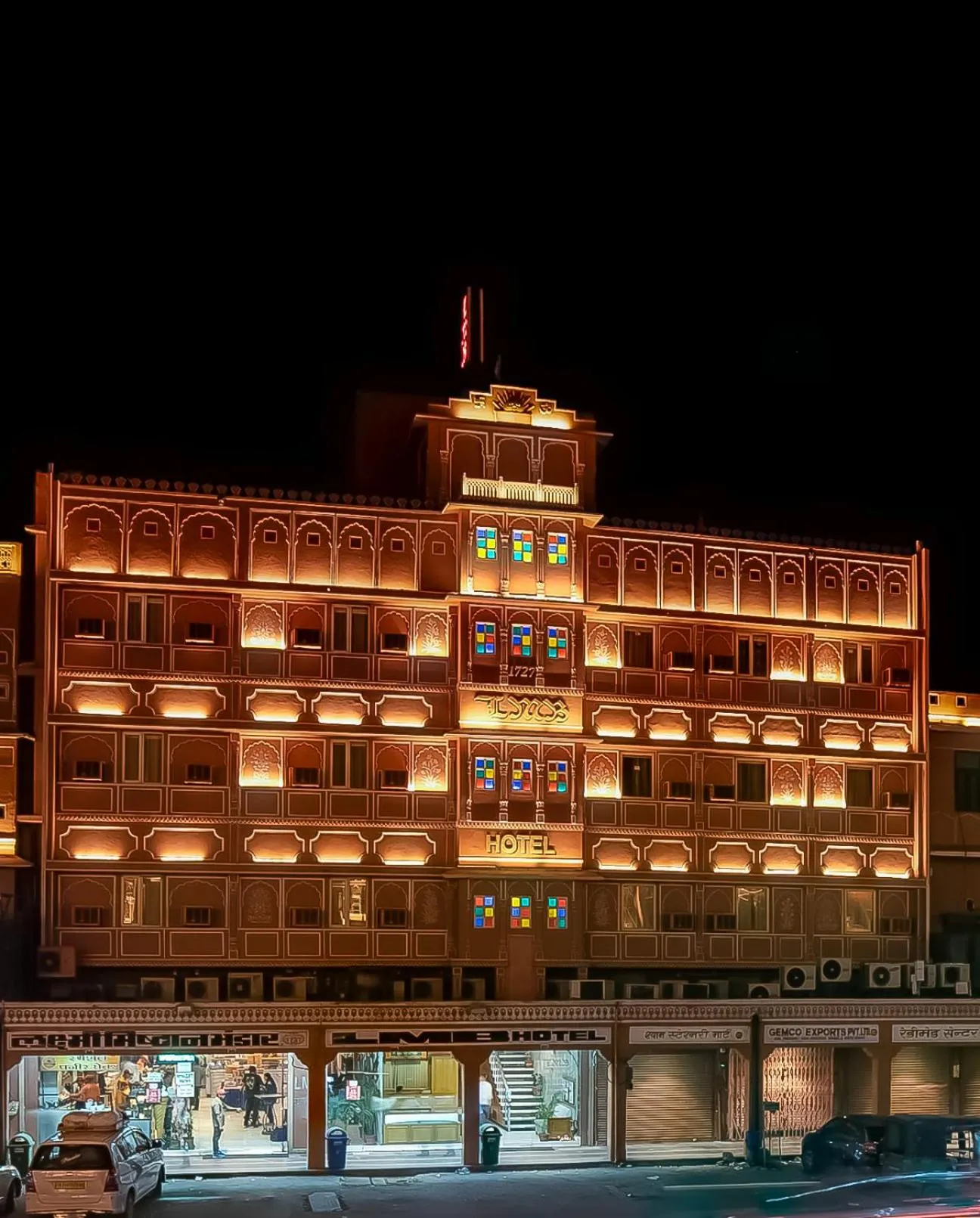 Night in LMB Hotel City Centre, Jaipur