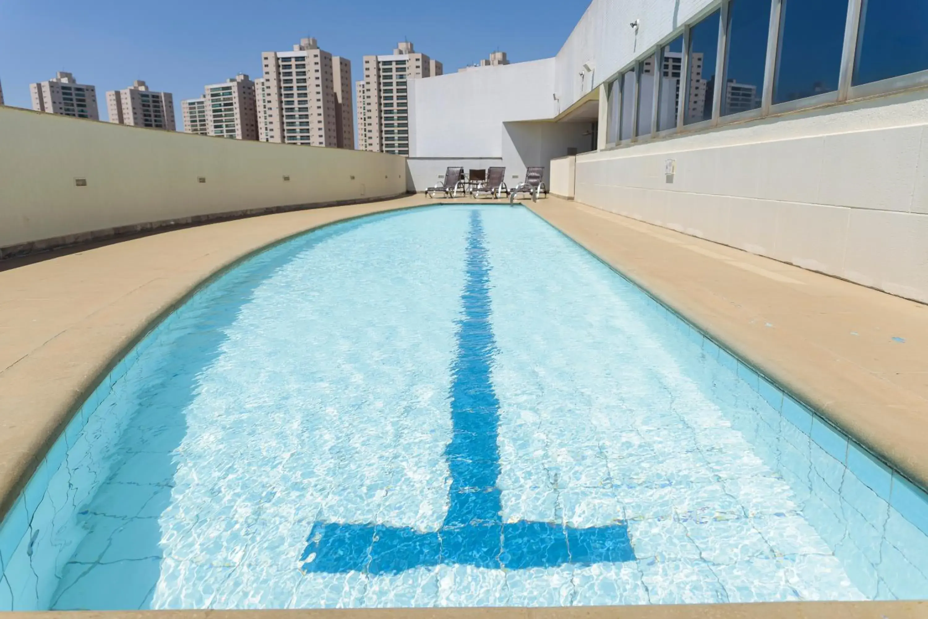 Pool view in Go Inn Taguatinga Pool view in Go Inn Taguatinga