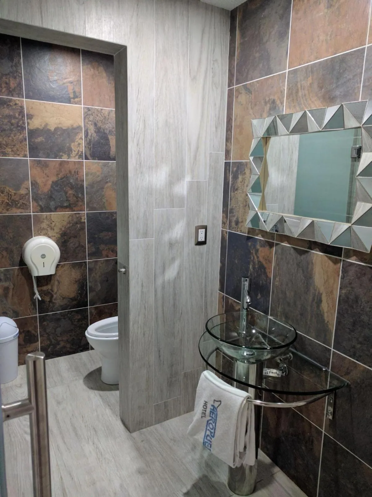 Toilet in Hotel Aeropuerto